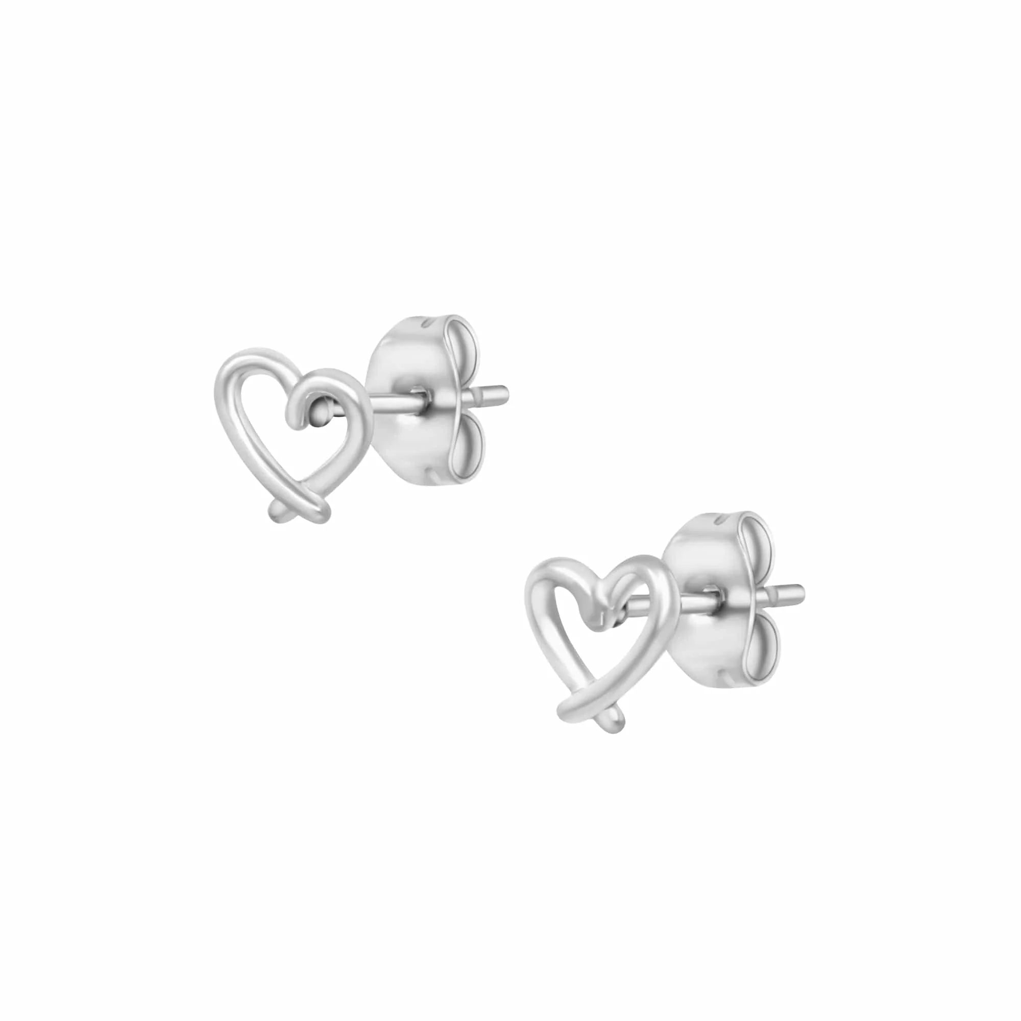 Adorn Heart Stud Earrings - Image 10