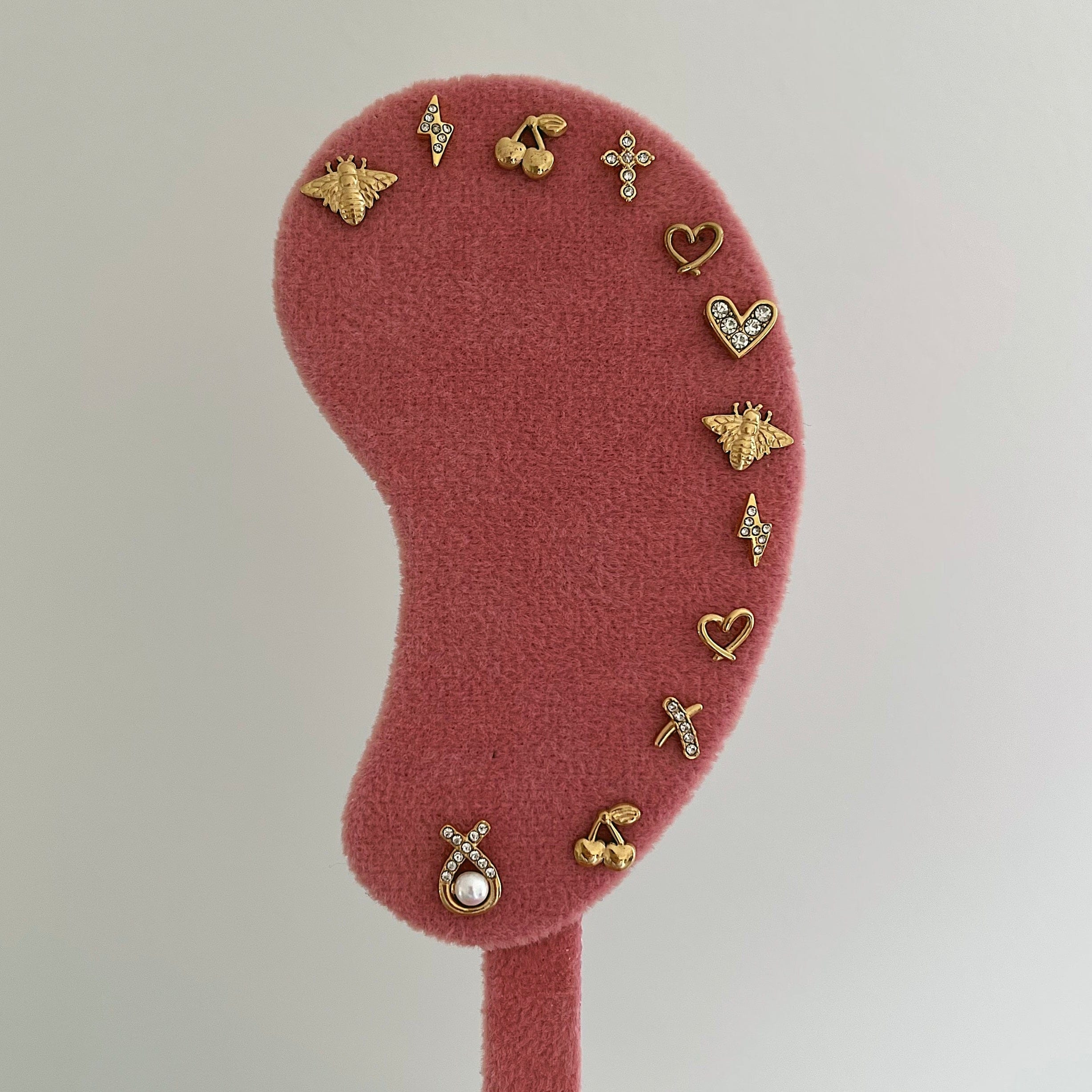 Adorn Heart Stud Earrings - Image 8