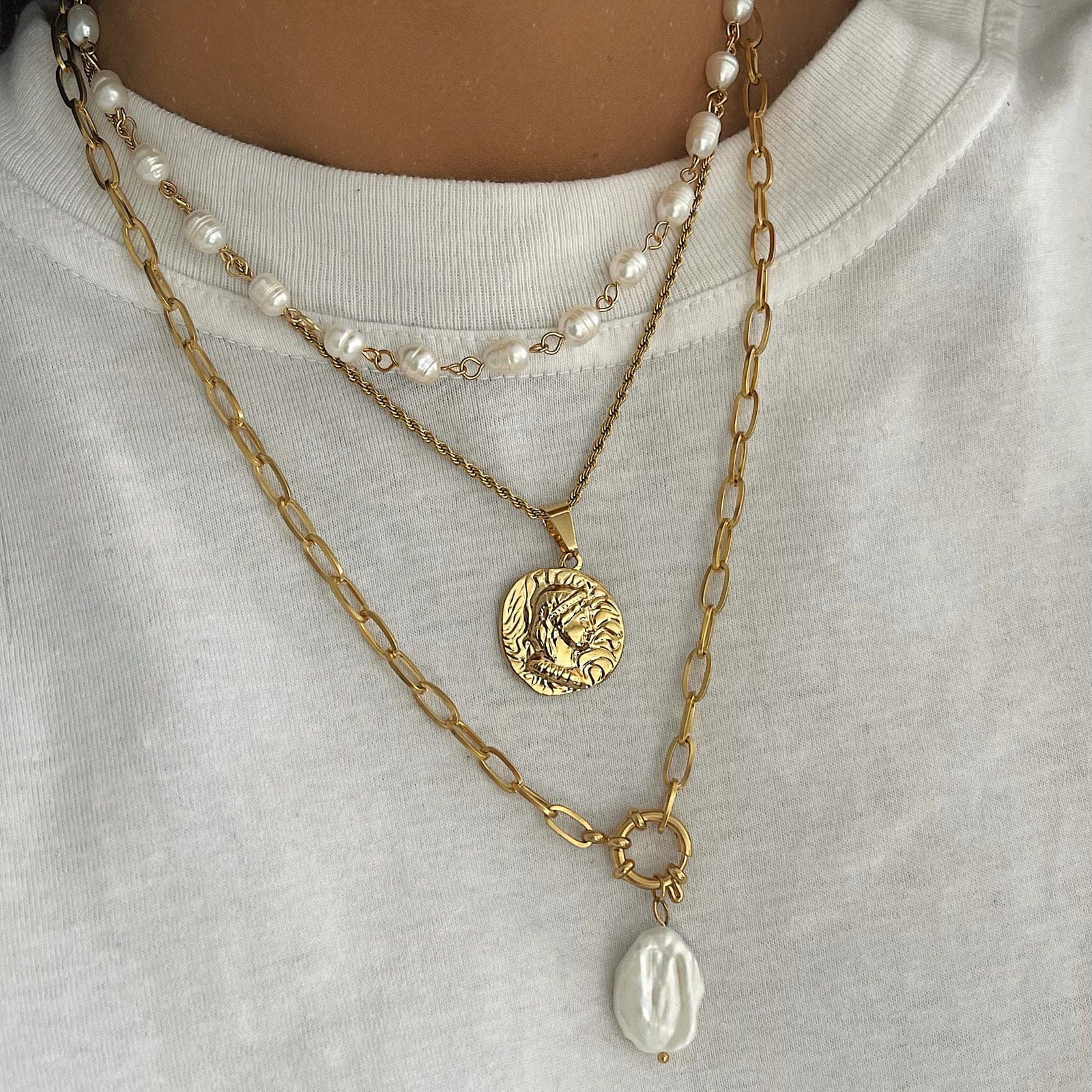 Adrienne Pearl Necklace - Image 5
