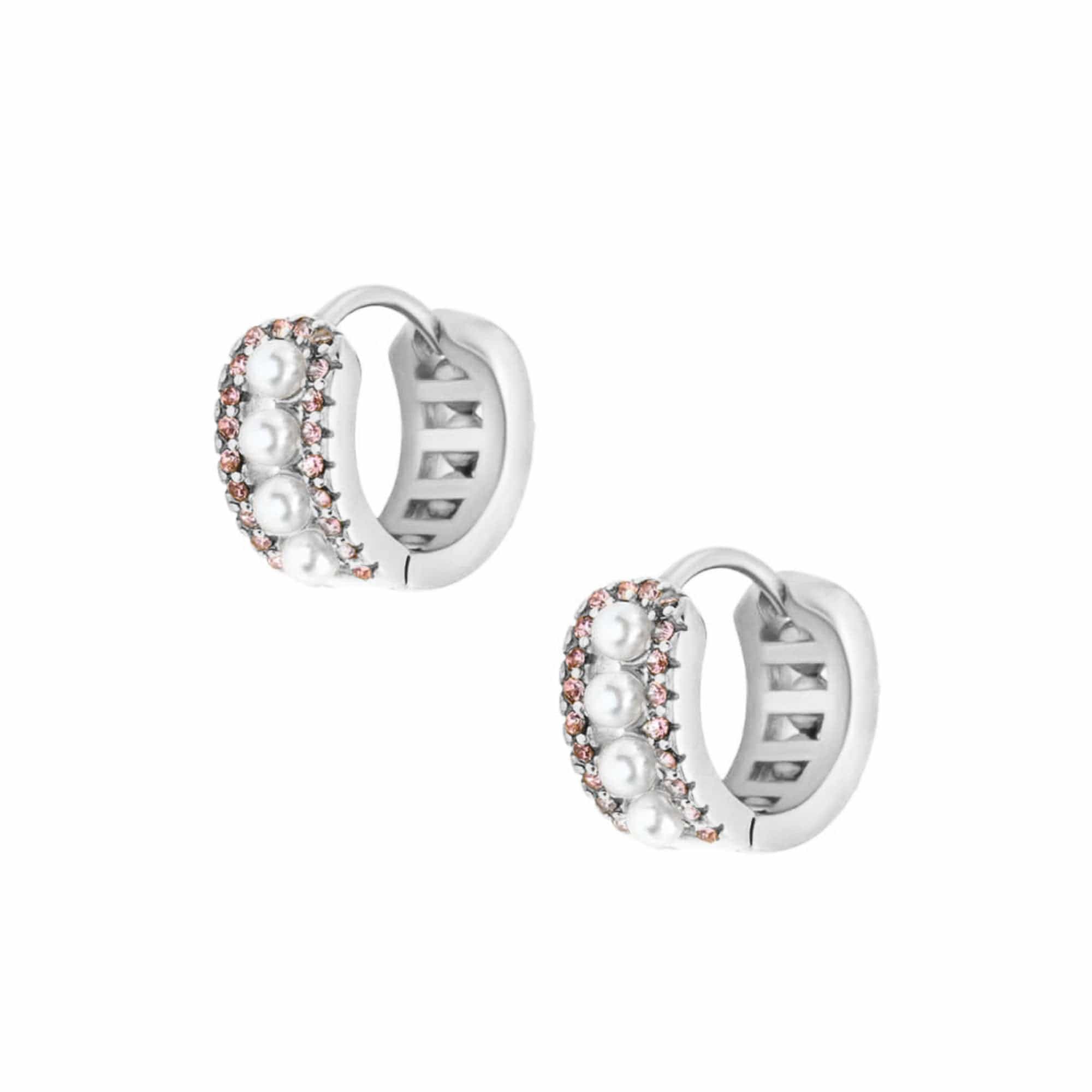 Anshi Pearl Hoop Earrings - Image 6