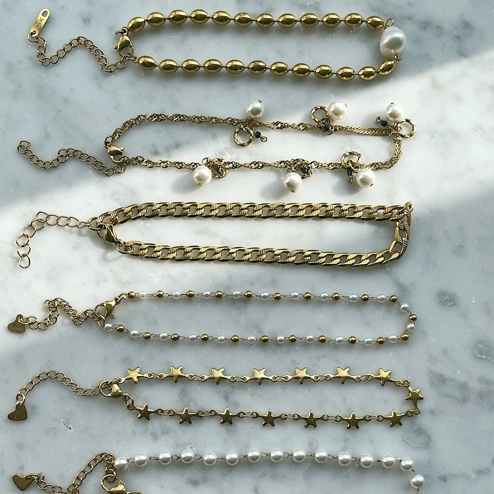 Antalya Pearl Anklet - Image 4