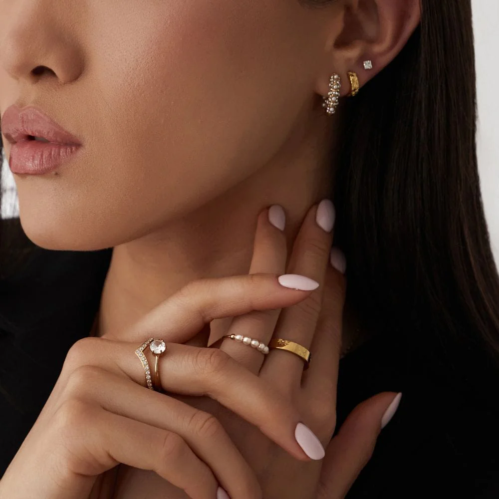 Jagger Huggie Hoop Earrings - Image 5