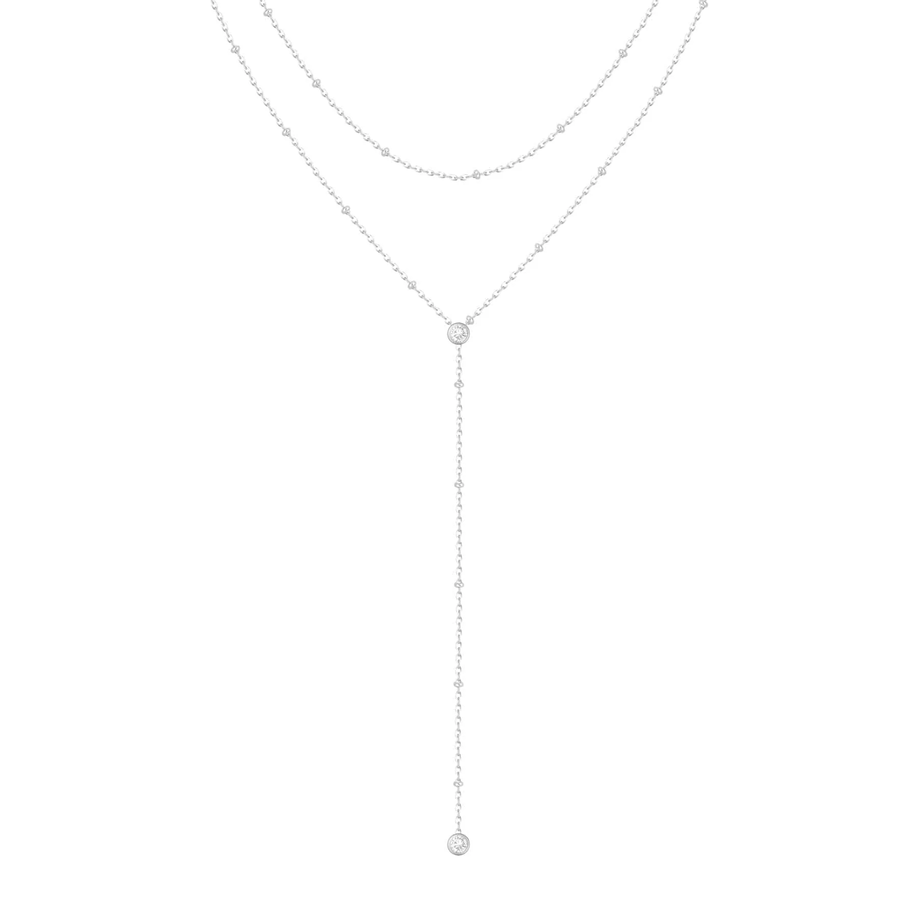 Ashlyn Layered Lariat Necklace - Image 3