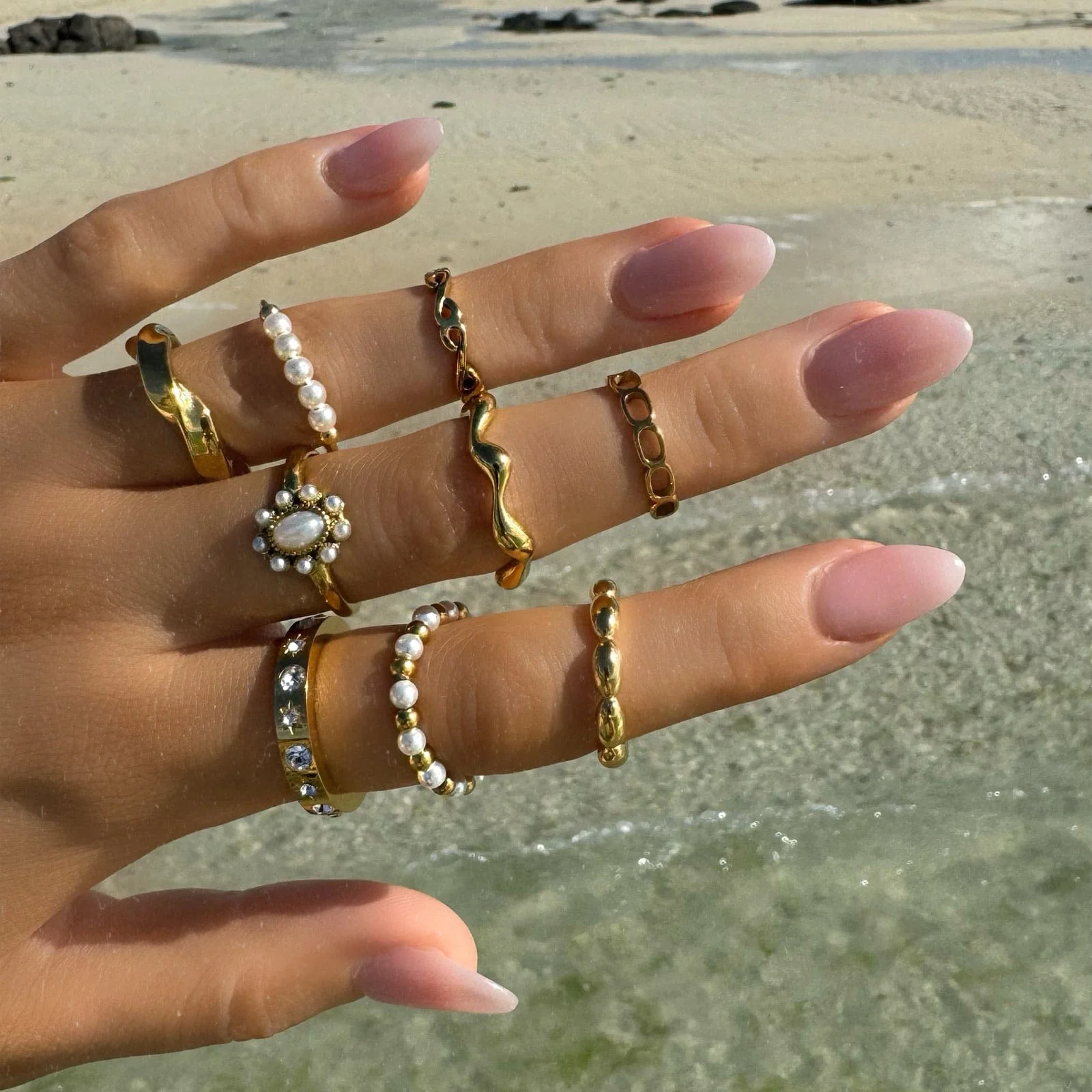 August Pearl Ring - Image 3