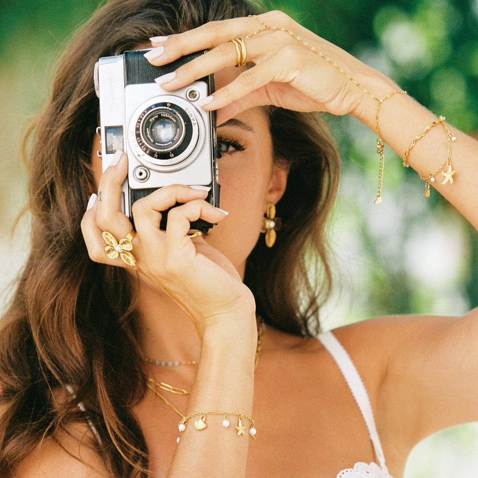 Aurelie Flower Pearl Ring - Image 8