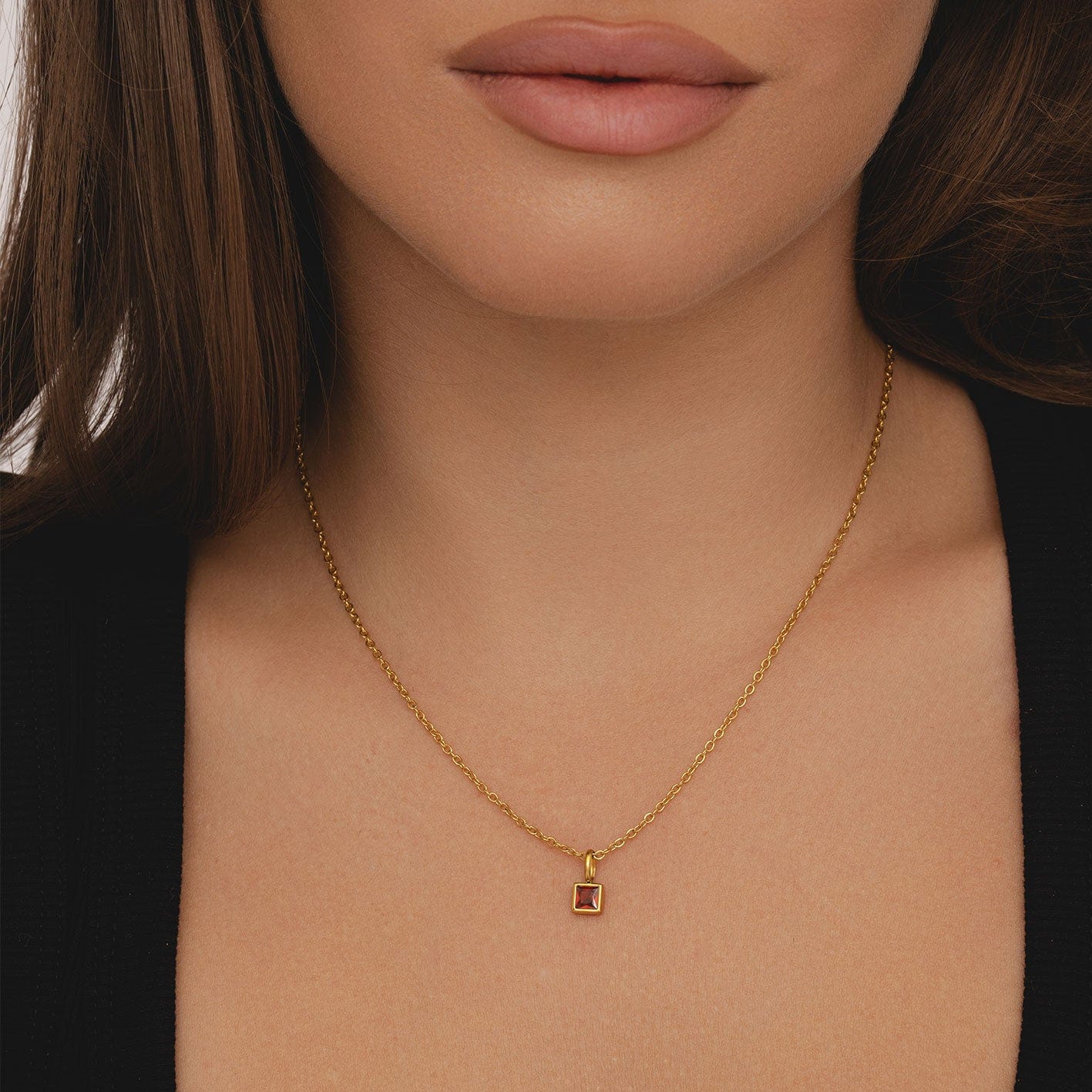 Happy Birthday Birthstone Necklace - Image 2