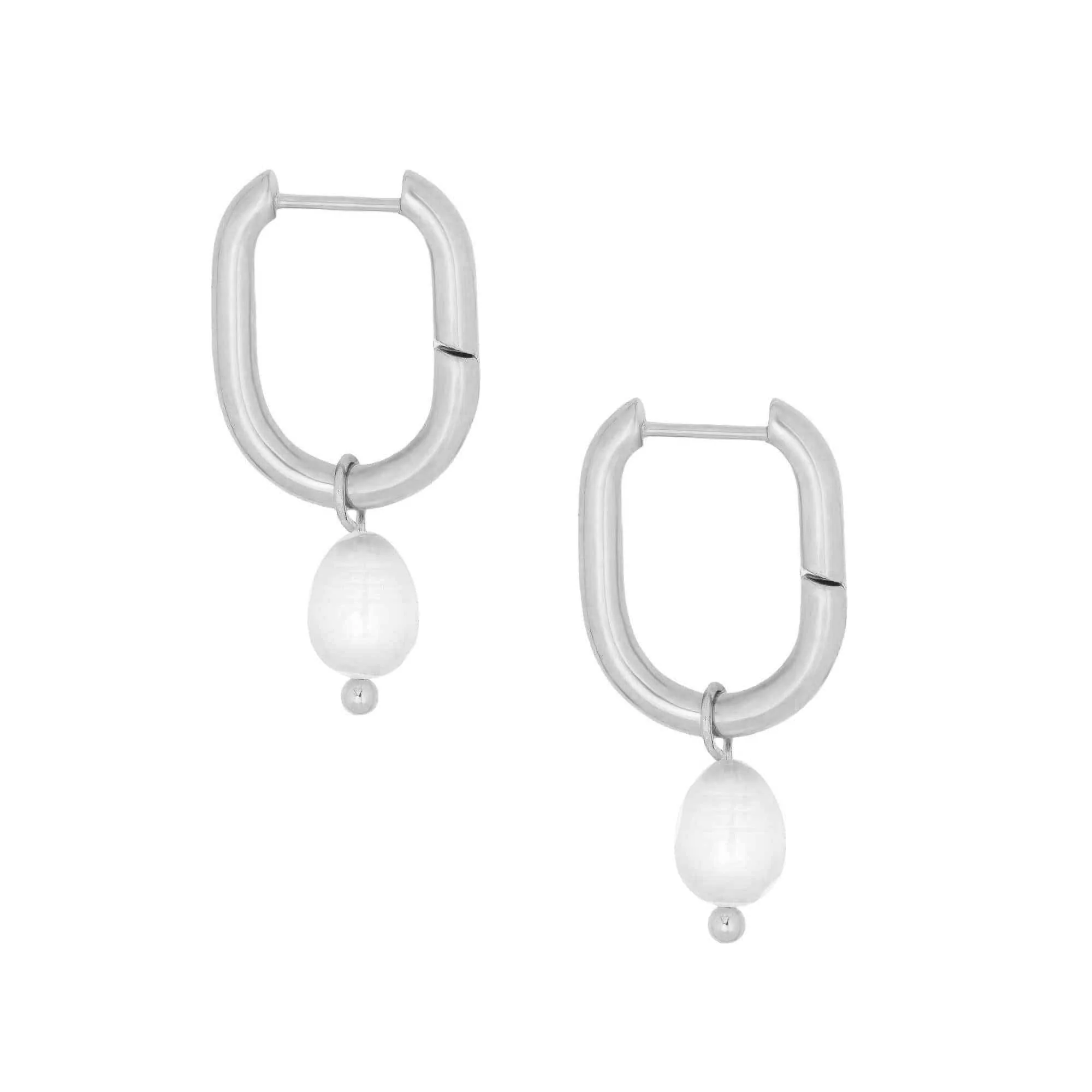 Bora Bora Pearl Hoop Earrings - Image 12