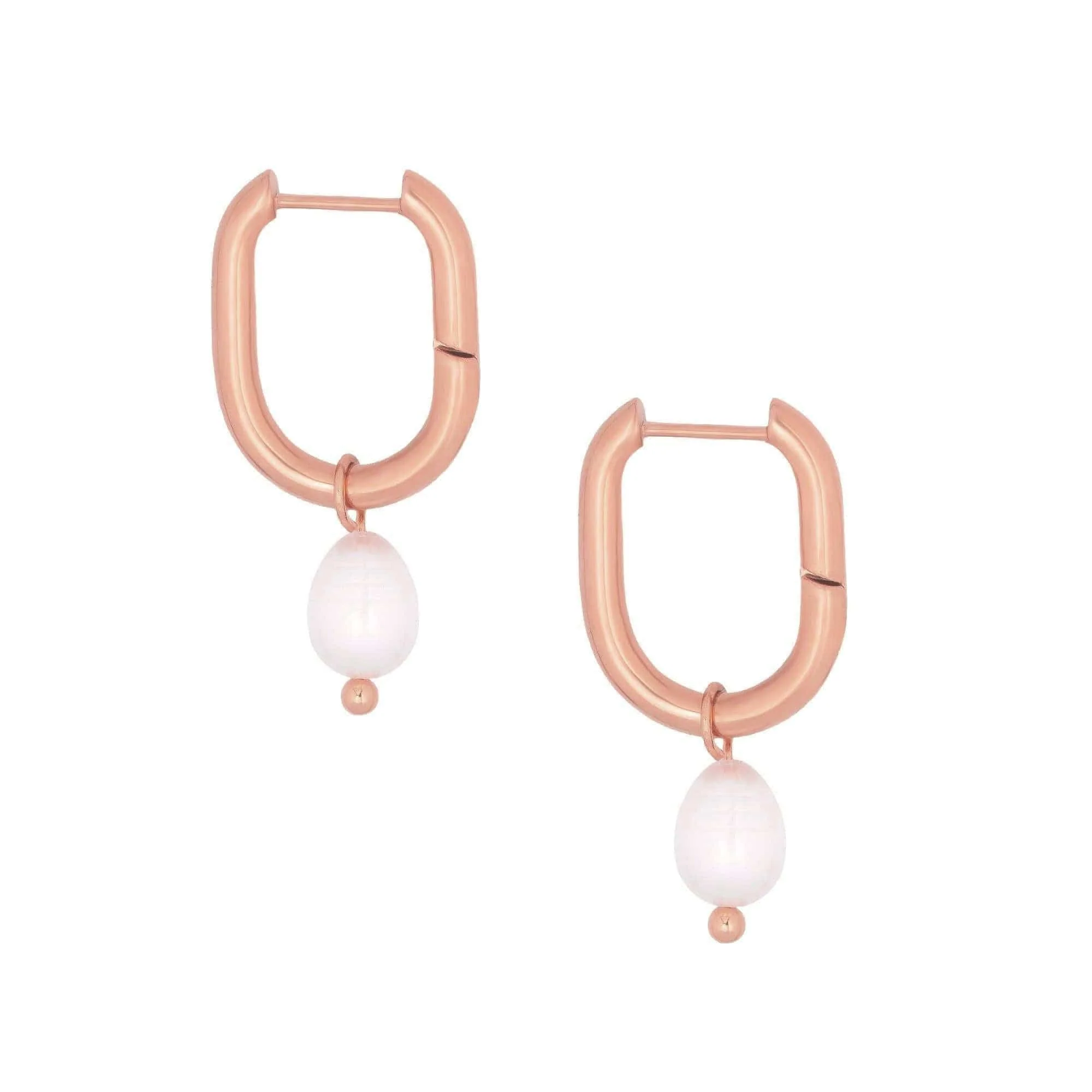 Bora Bora Pearl Hoop Earrings - Image 13