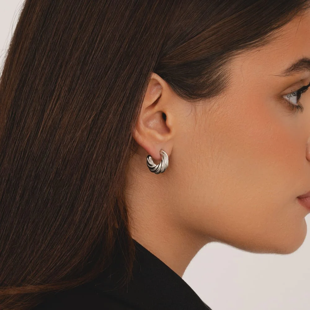 Carmel Hoop Earrings - Image 2