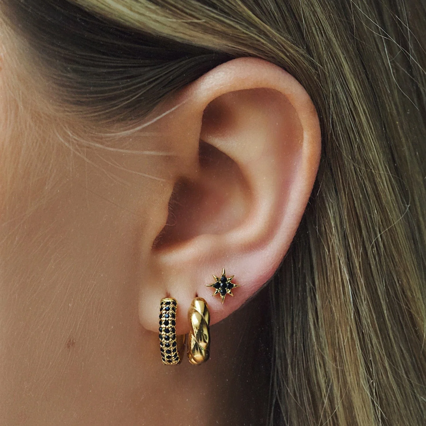 Cassandra Hoop Earrings - Image 2