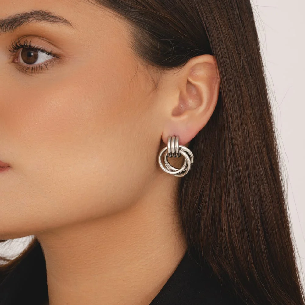 Cece Knot Stud Earrings - Image 2