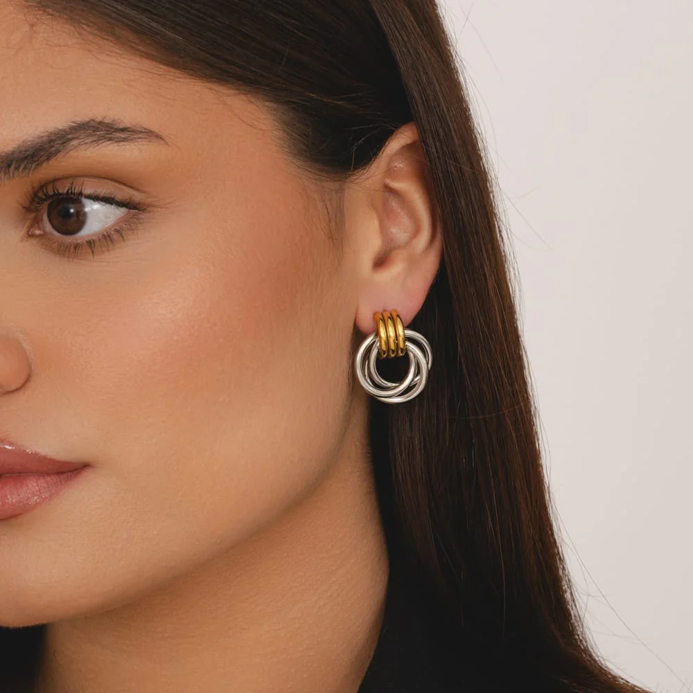 Cece Knot Stud Earrings - Image 6