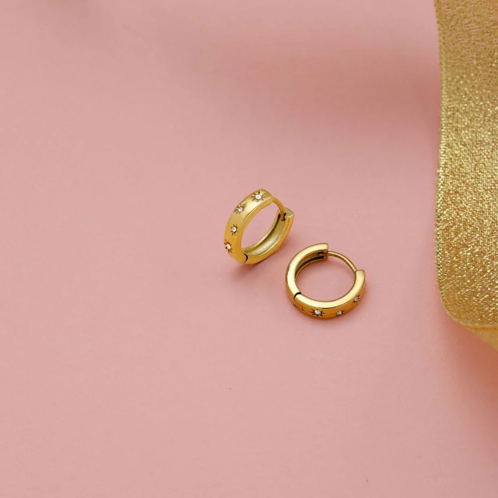 Cosmic Hoop Earrings - Image 3