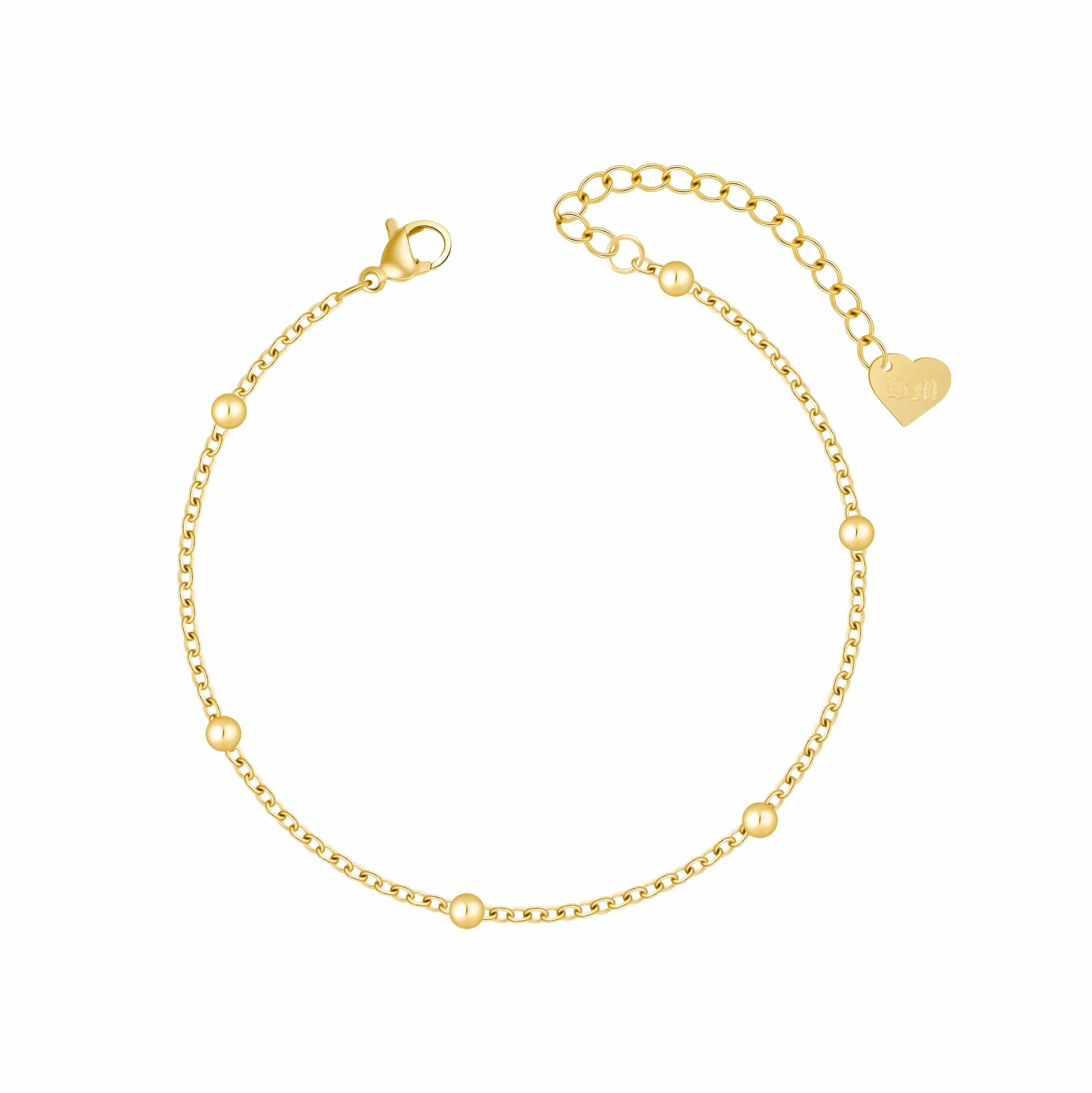 Dainty Ball Anklet