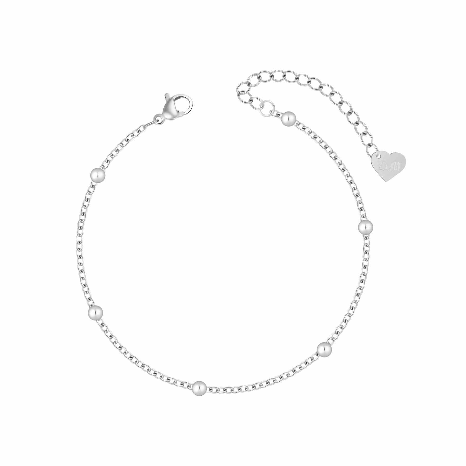Dainty Ball Anklet - Image 3
