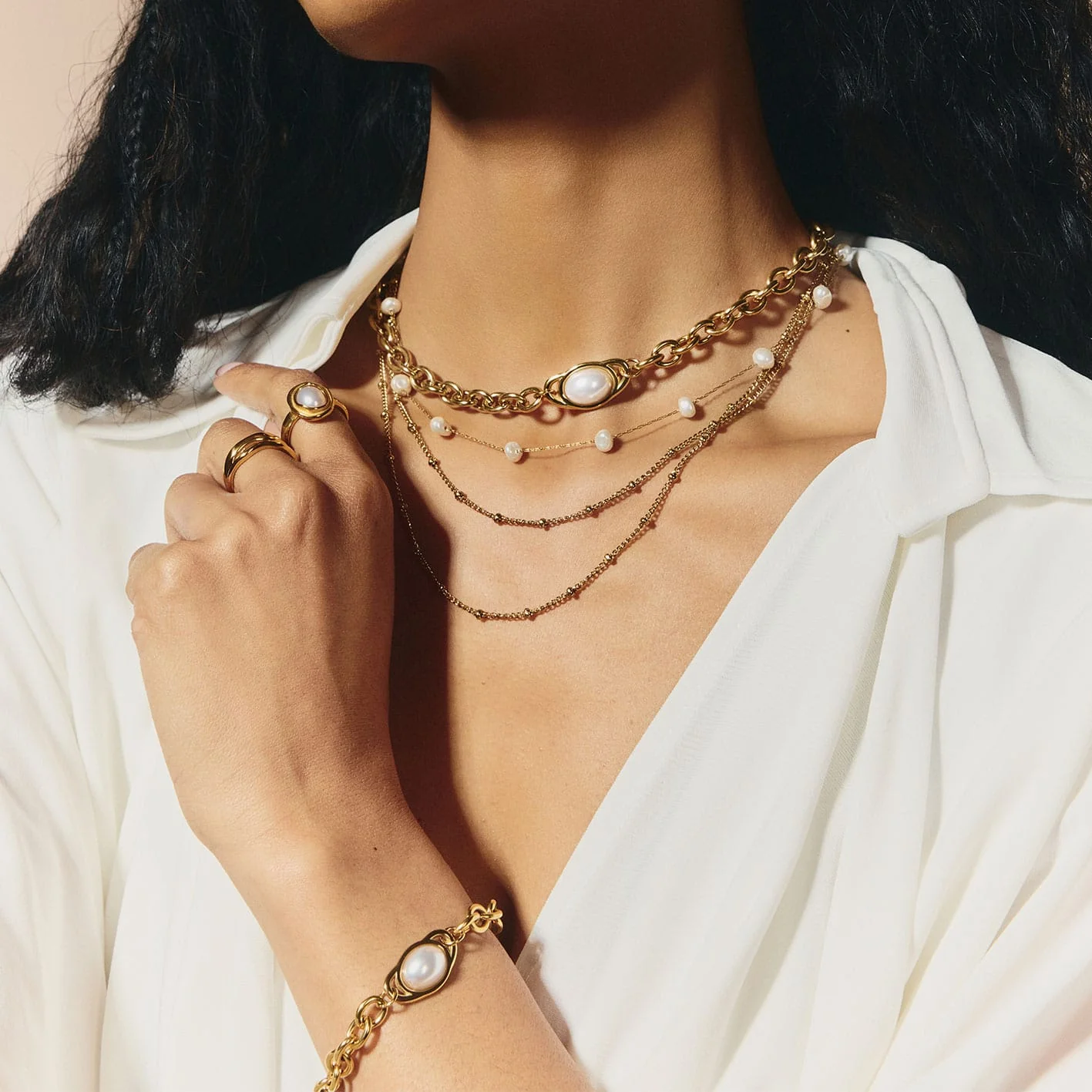 Danica Pearl Necklace - Image 4