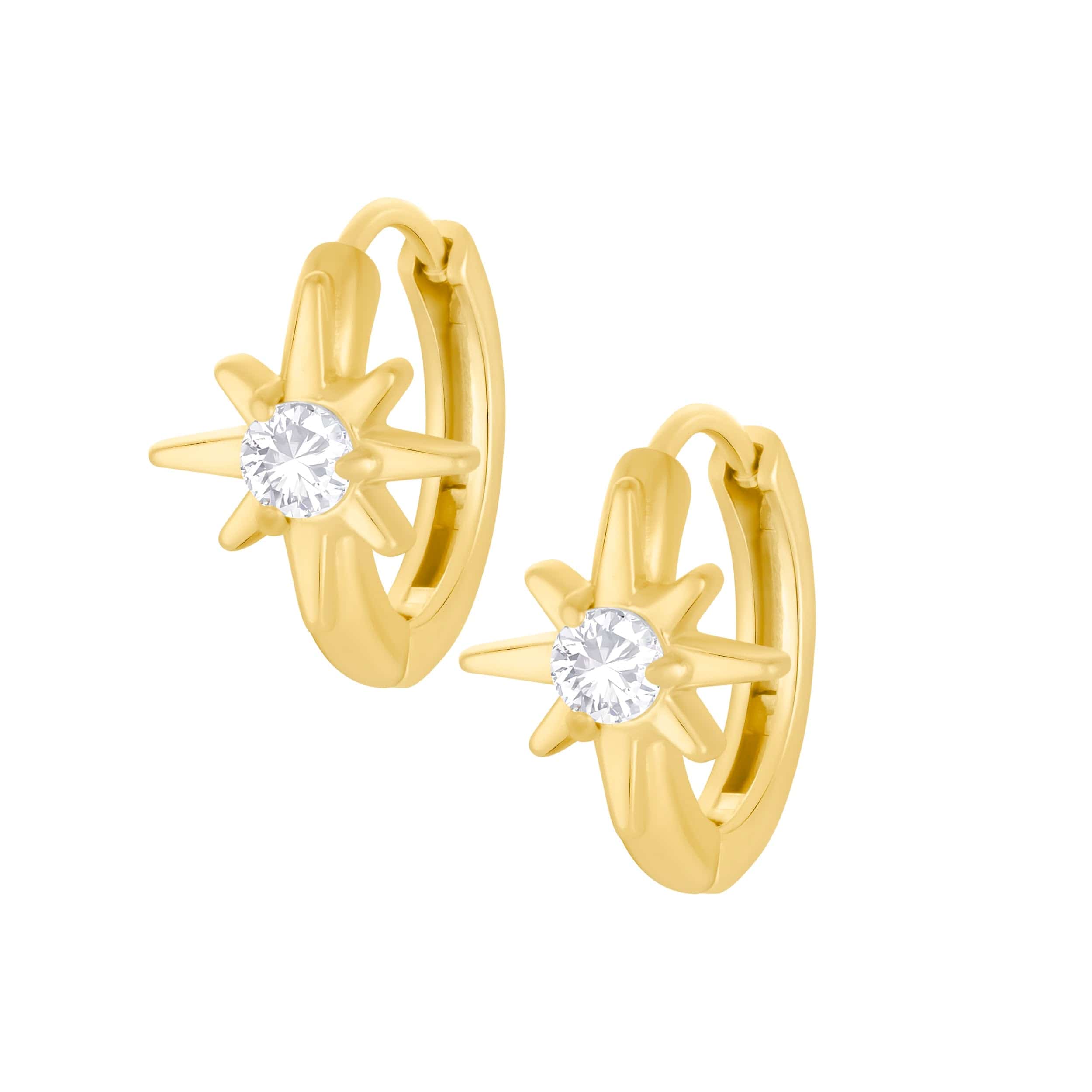 Deceive Star Hoop Earrings