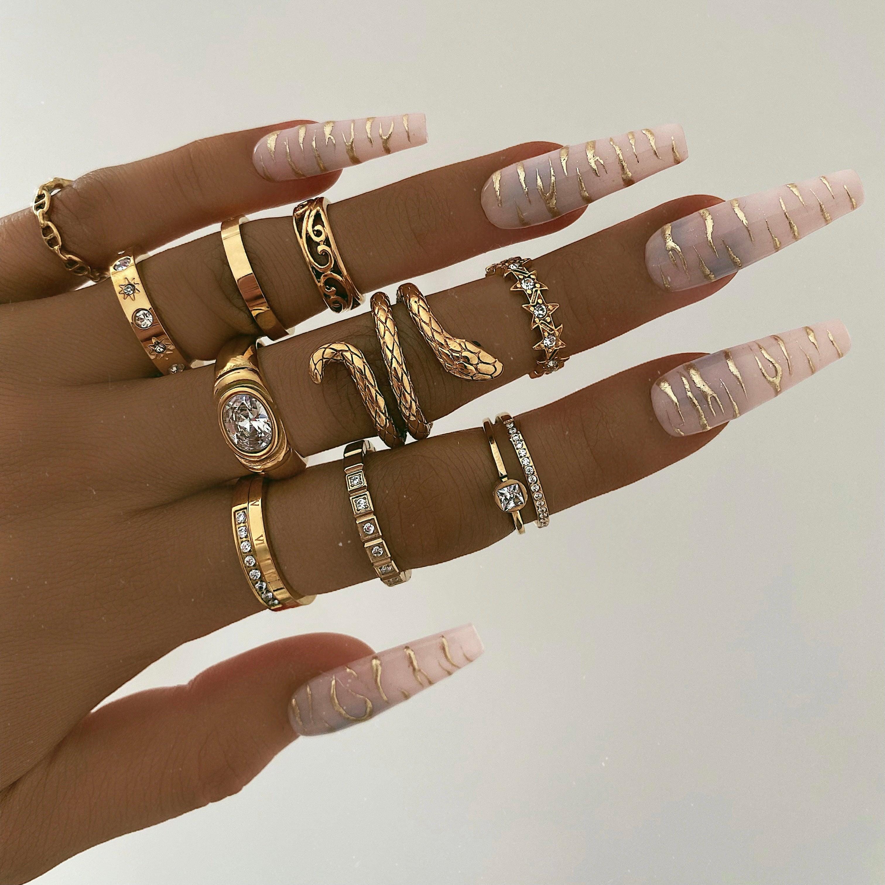 Delphine Ring Pair - Image 2