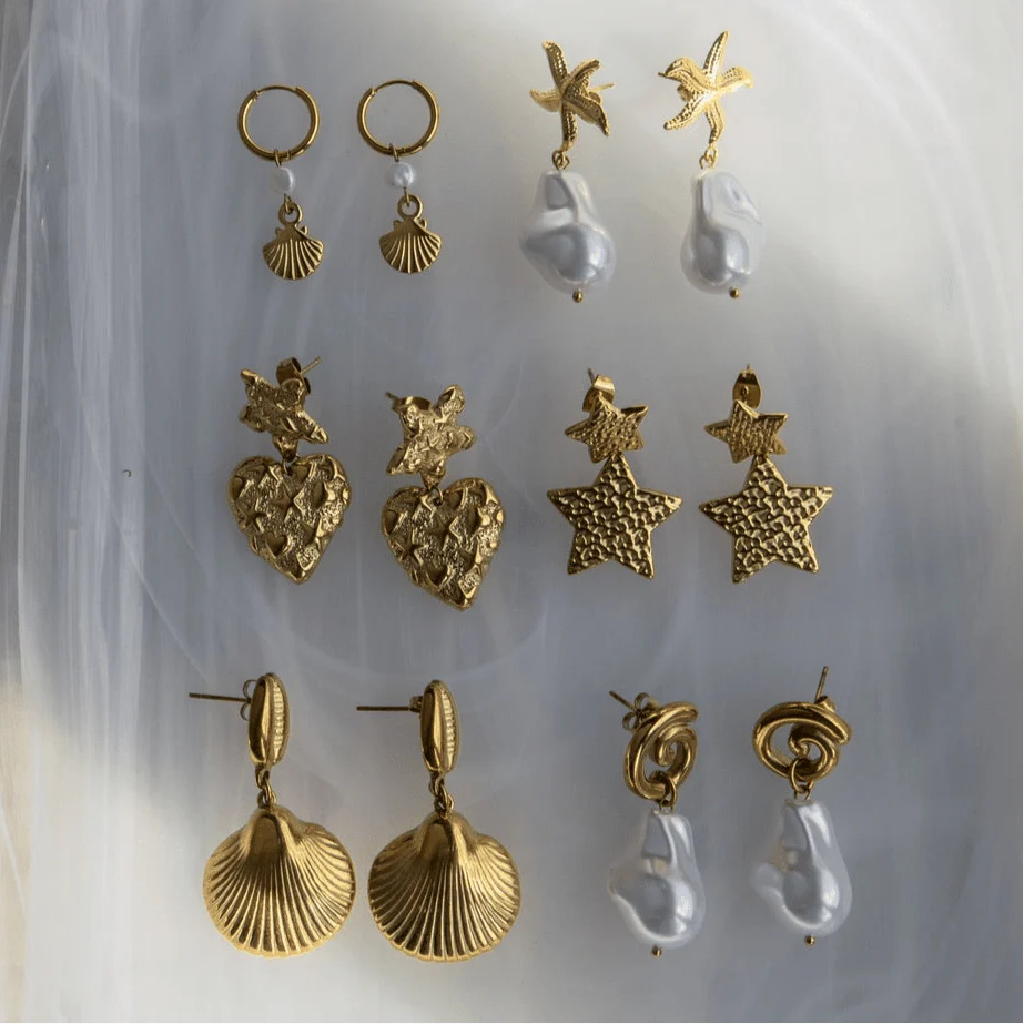 Dory Pearl Hoop Earrings - Image 5