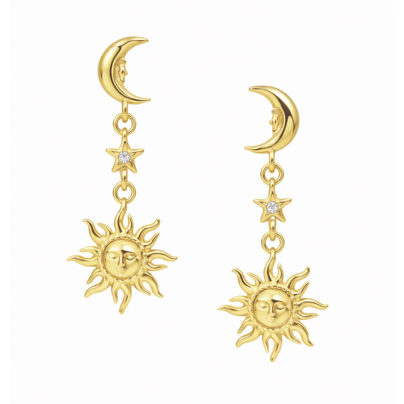 Eclipse Sun & Moon Earrings