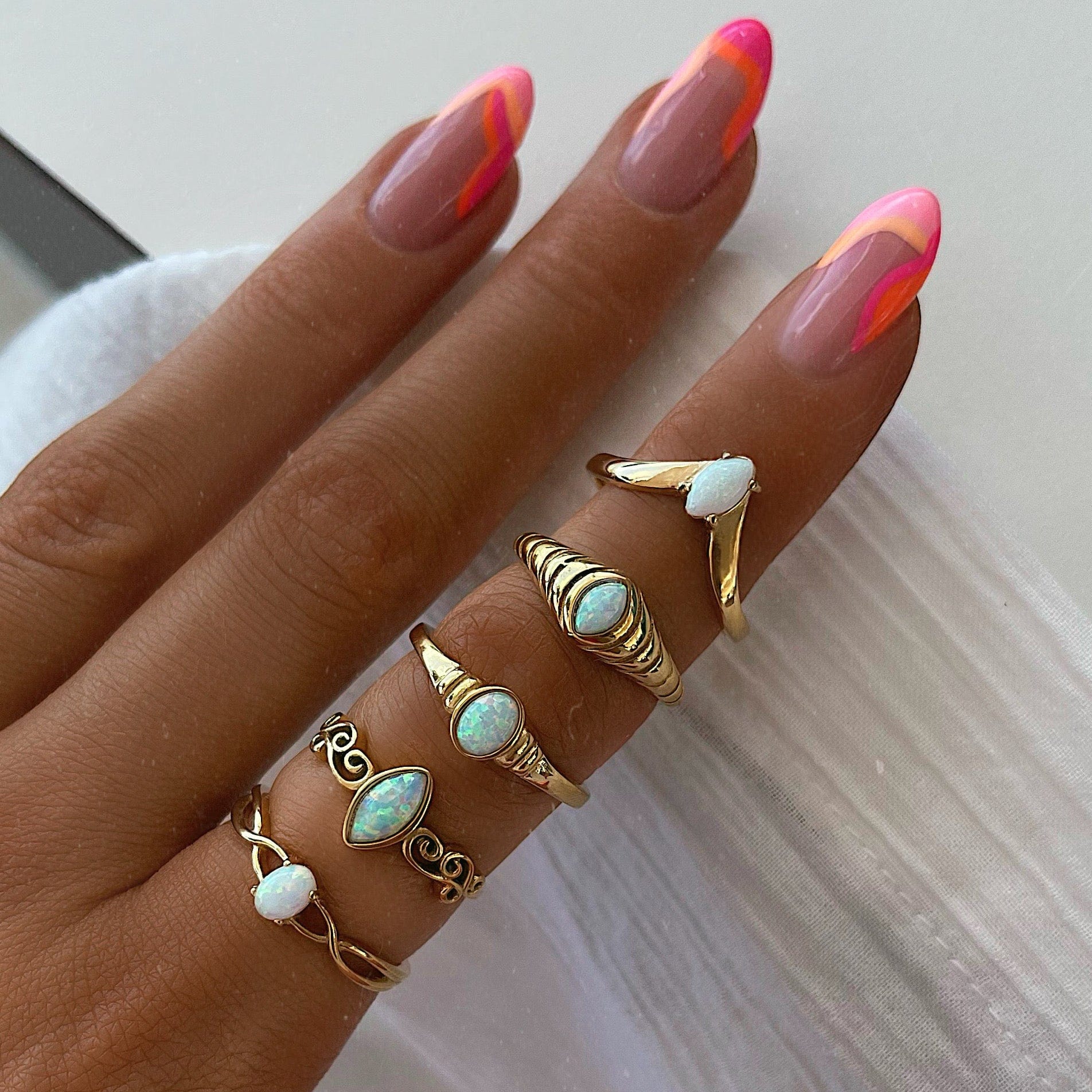 Elodie Opal Ring - Image 4