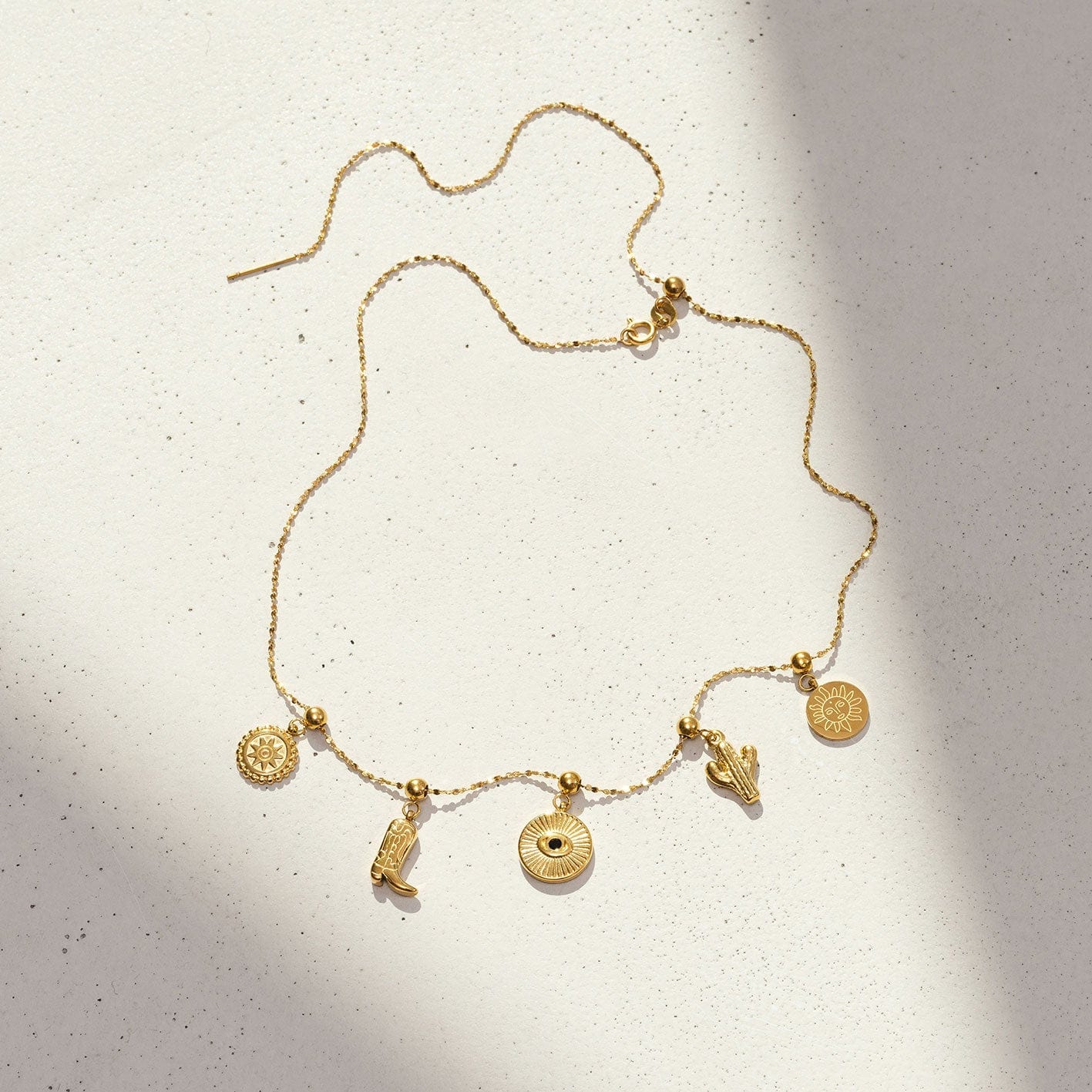 Engraved Sun Charm - Image 2