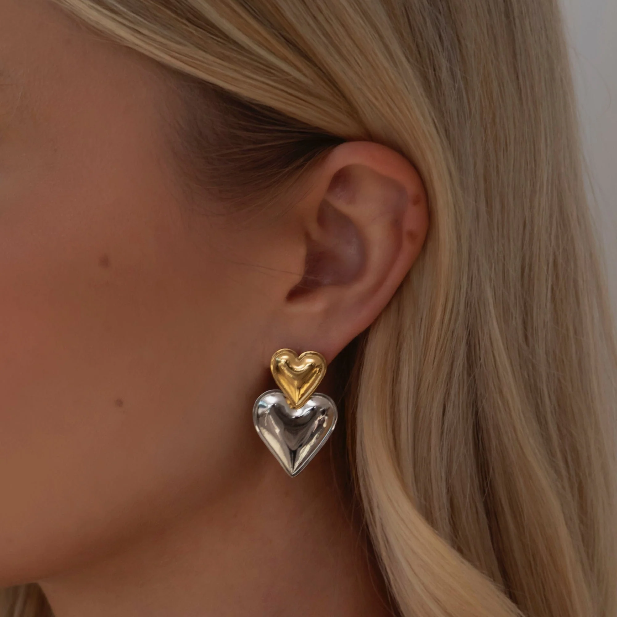 Fairytale Heart Stud Earrings - Image 5