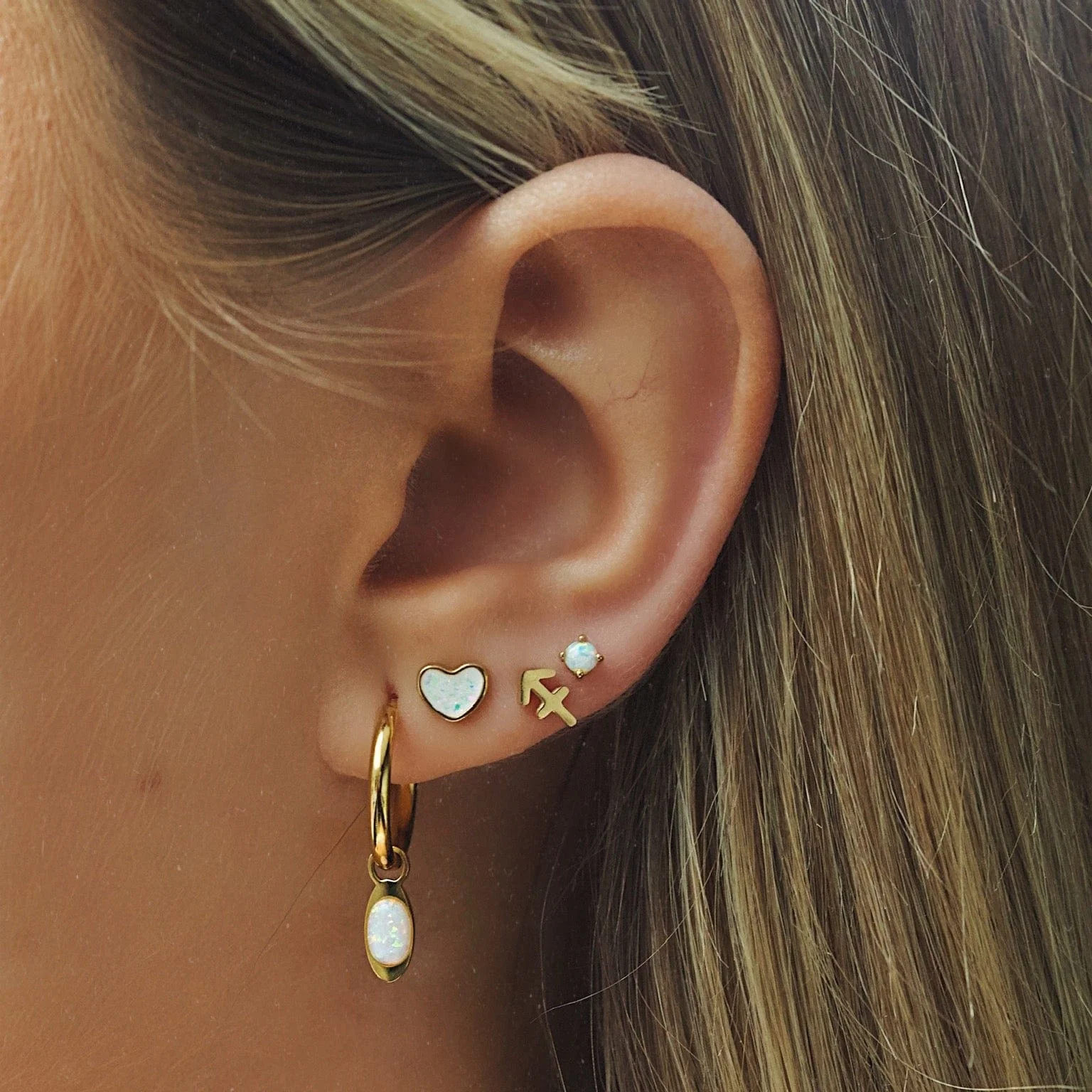 Fate Zodiac Stud Earrings - Image 3