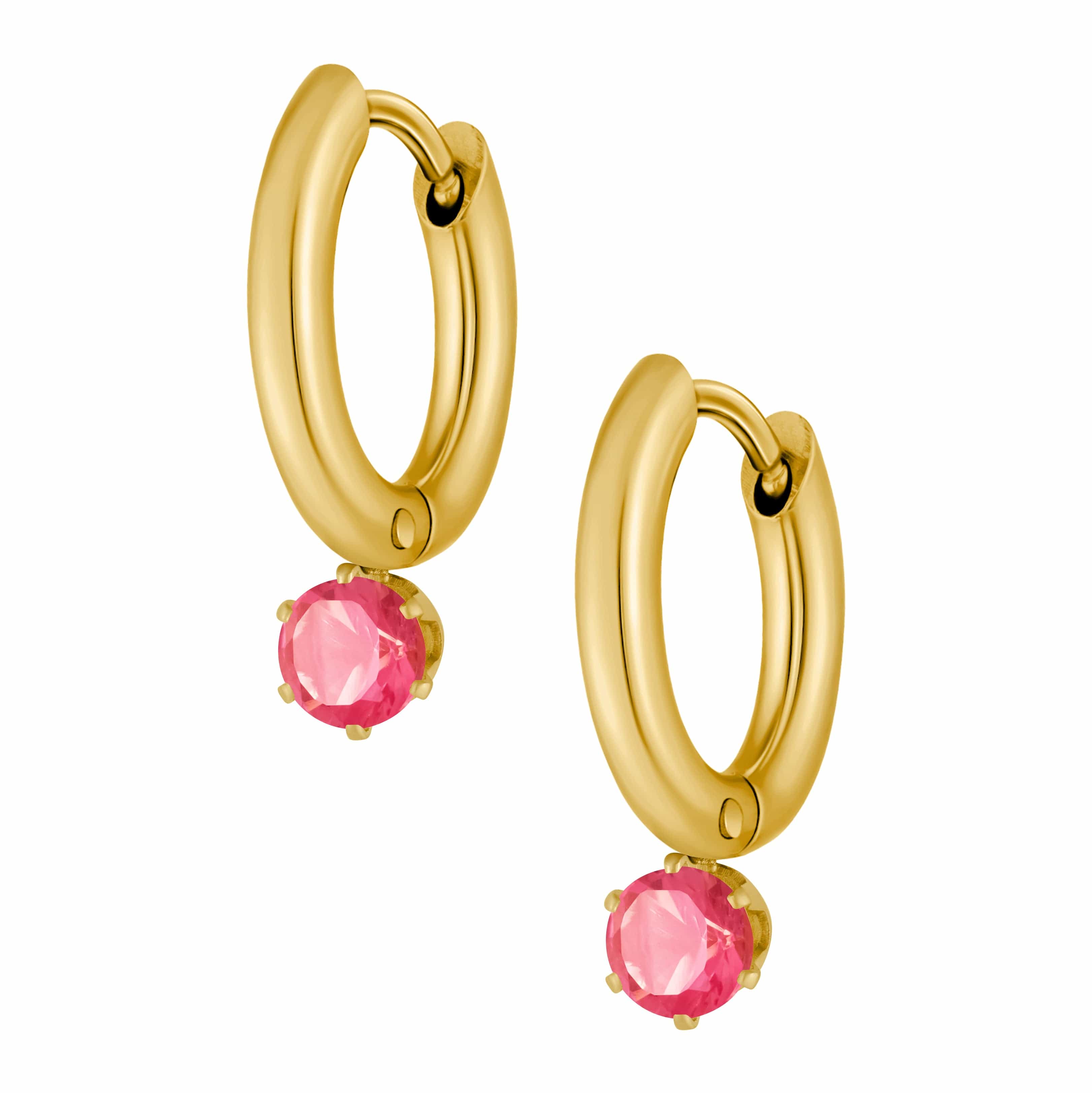 Forever Birthstone Hoop Earrings - Image 11