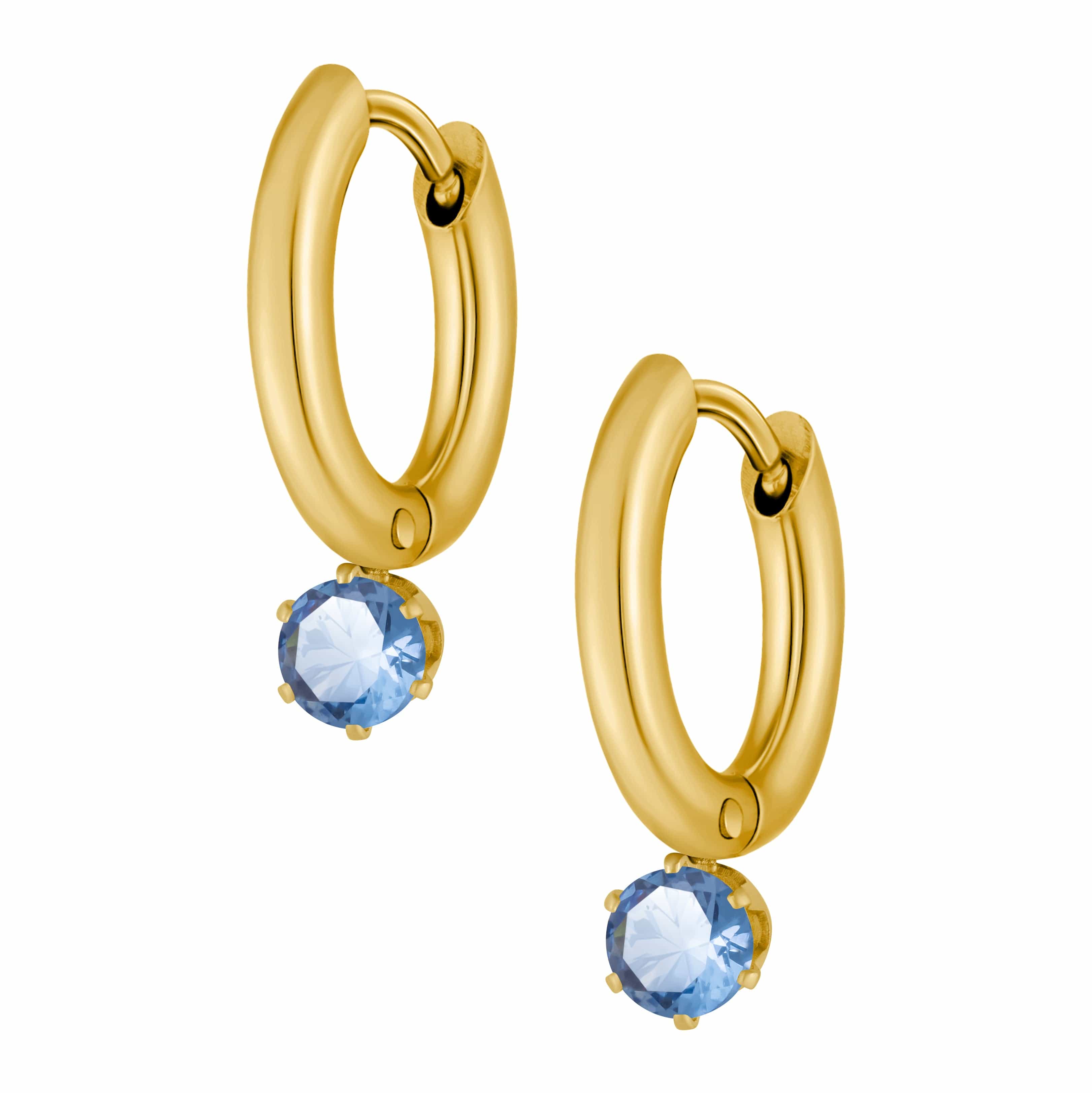 Forever Birthstone Hoop Earrings - Image 16