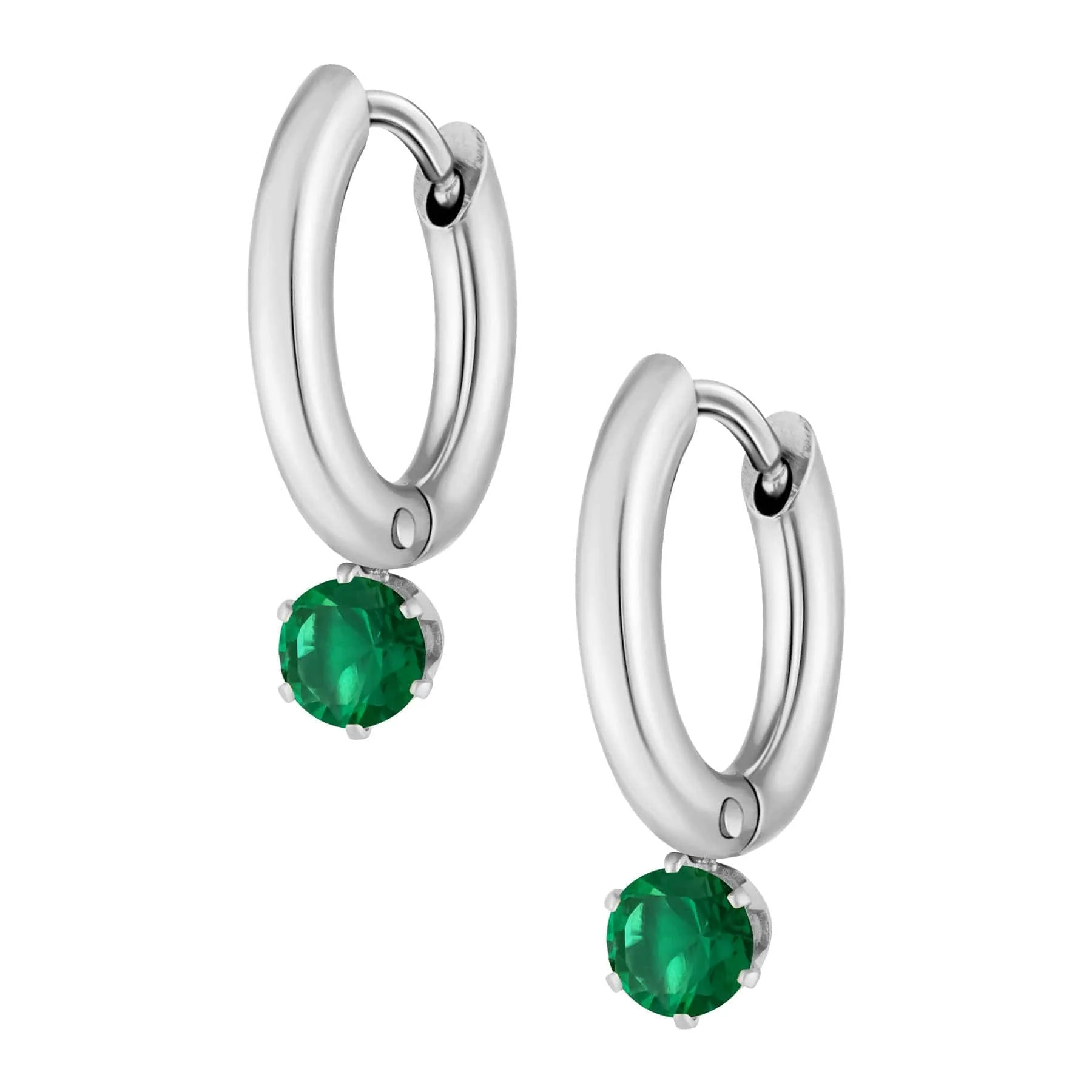 Forever Birthstone Hoop Earrings - Image 21