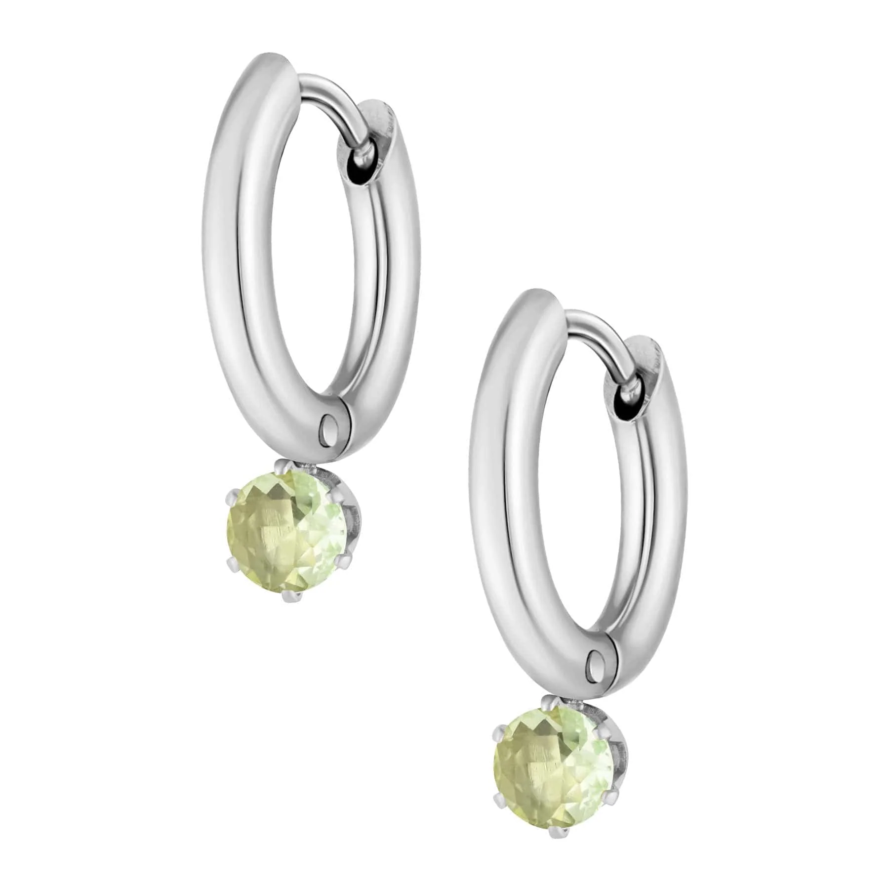 Forever Birthstone Hoop Earrings - Image 24