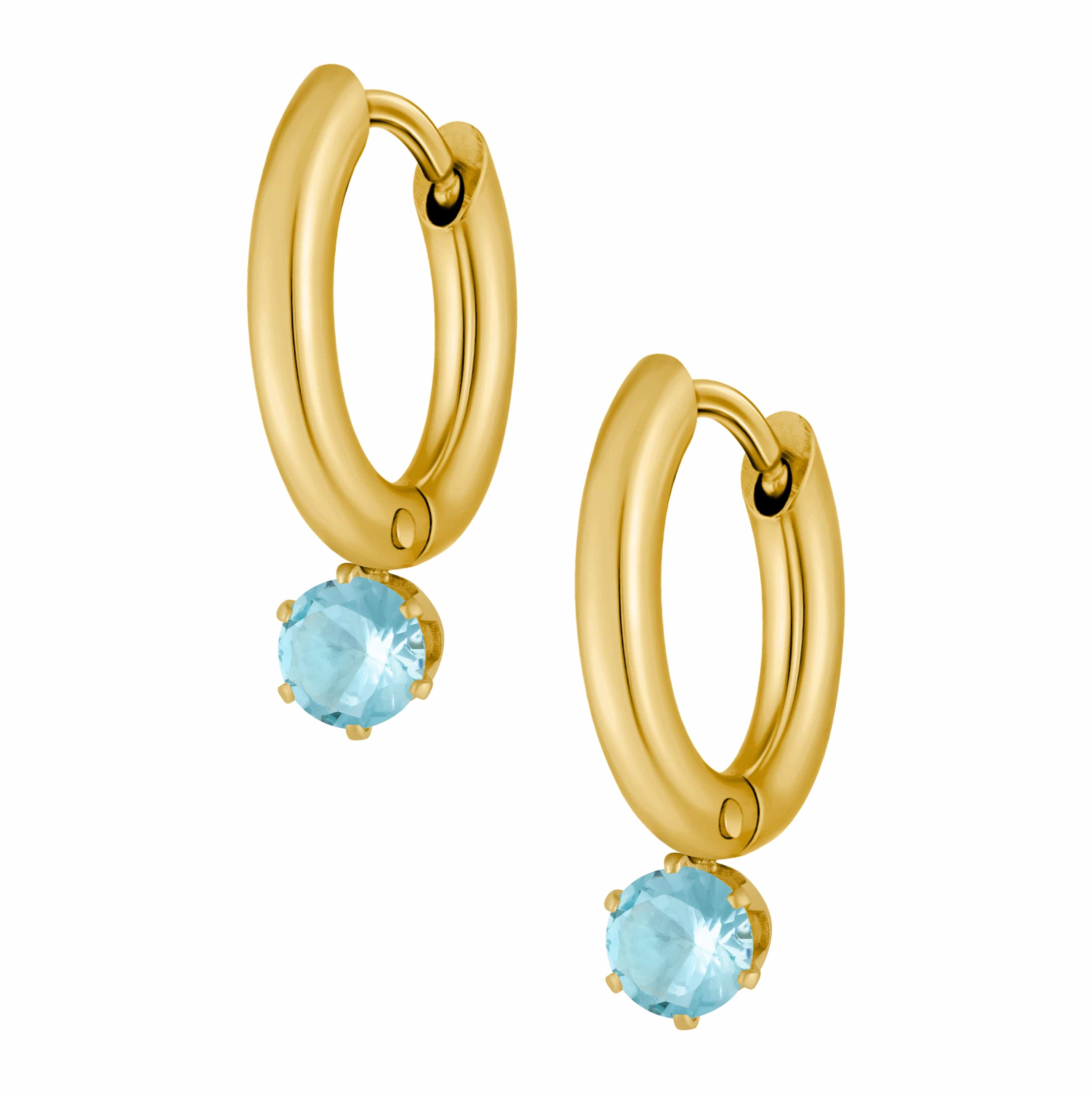 Forever Birthstone Hoop Earrings - Image 7
