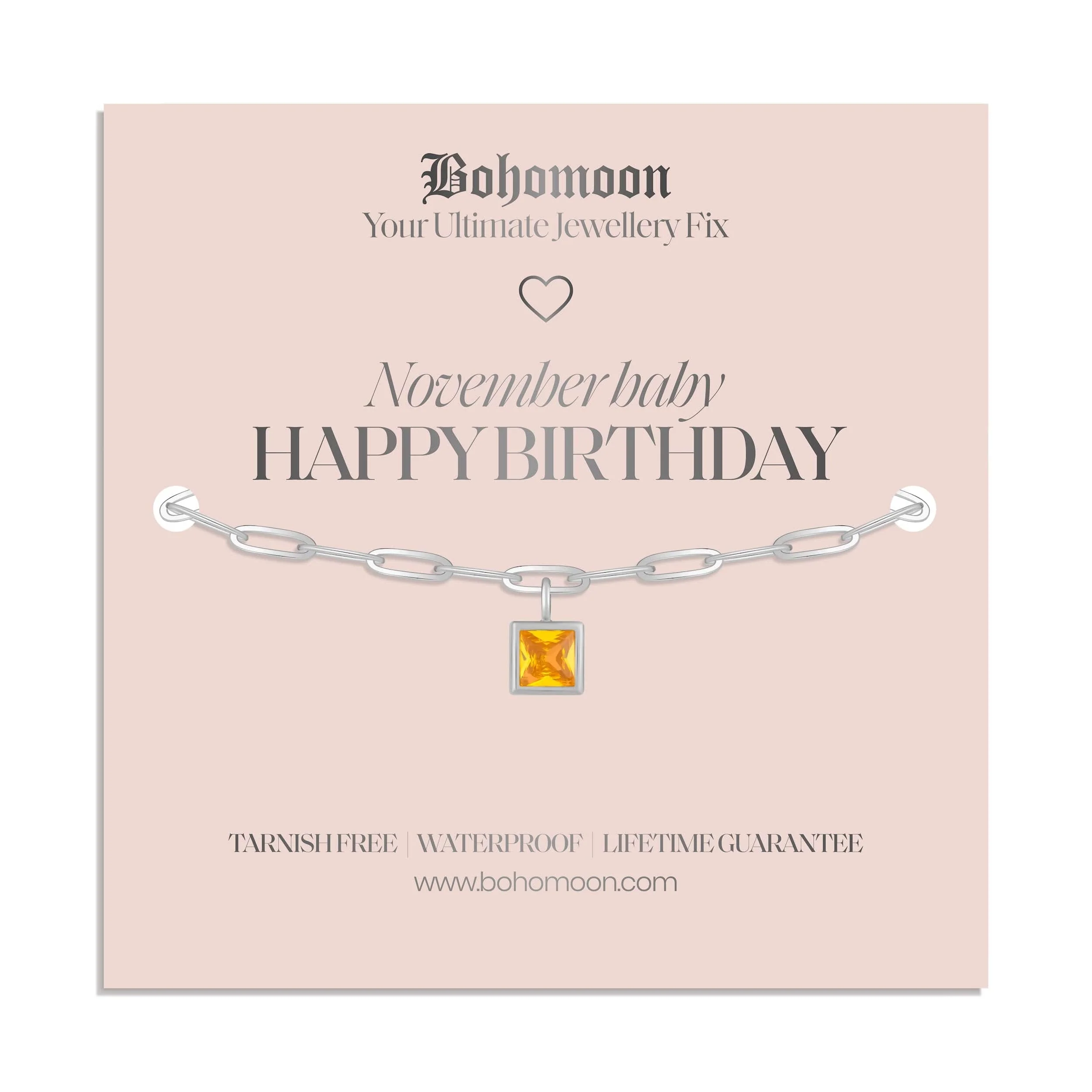 Happy Birthday Birthstone Bracelet - Image 67