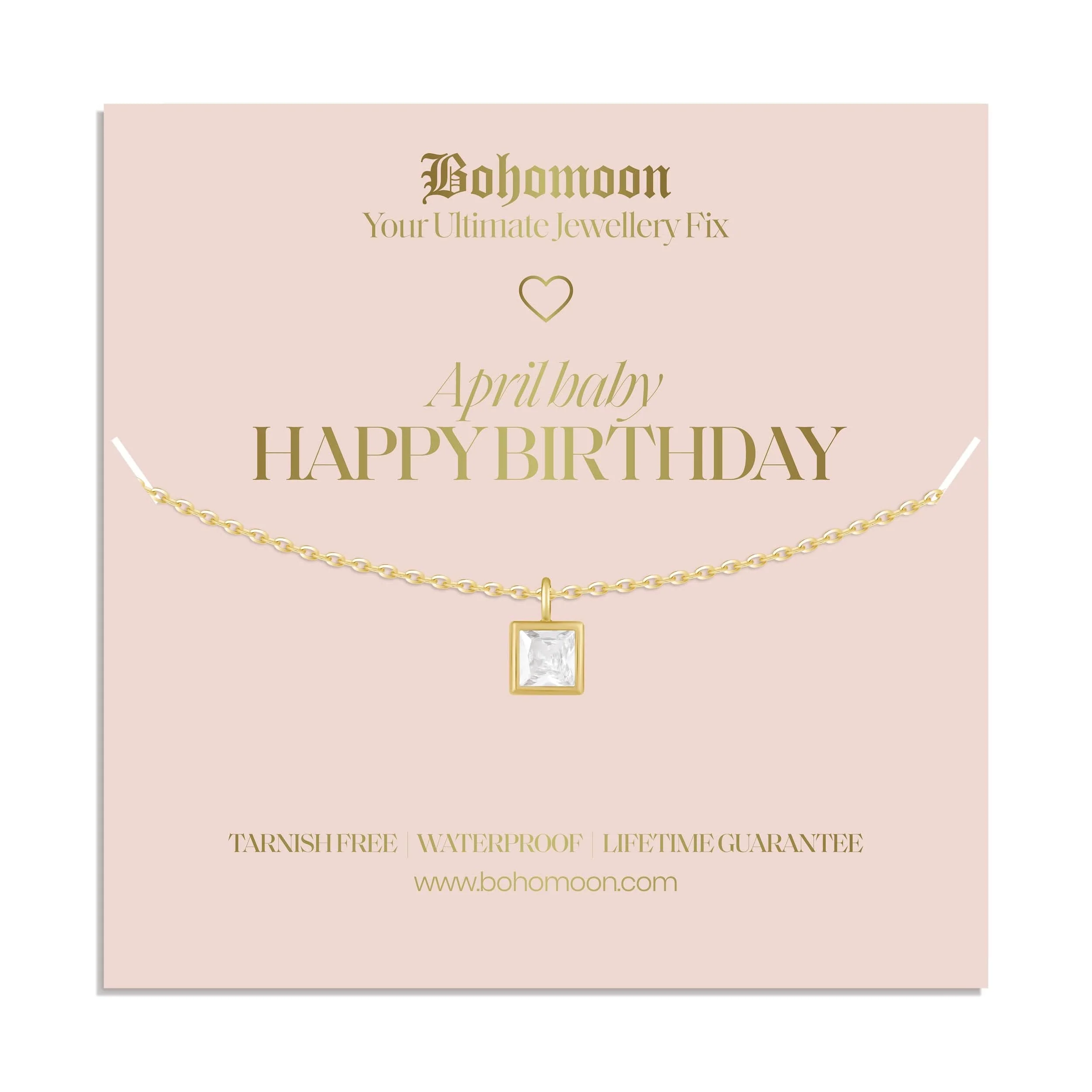 Happy Birthday Birthstone Necklace - Image 31