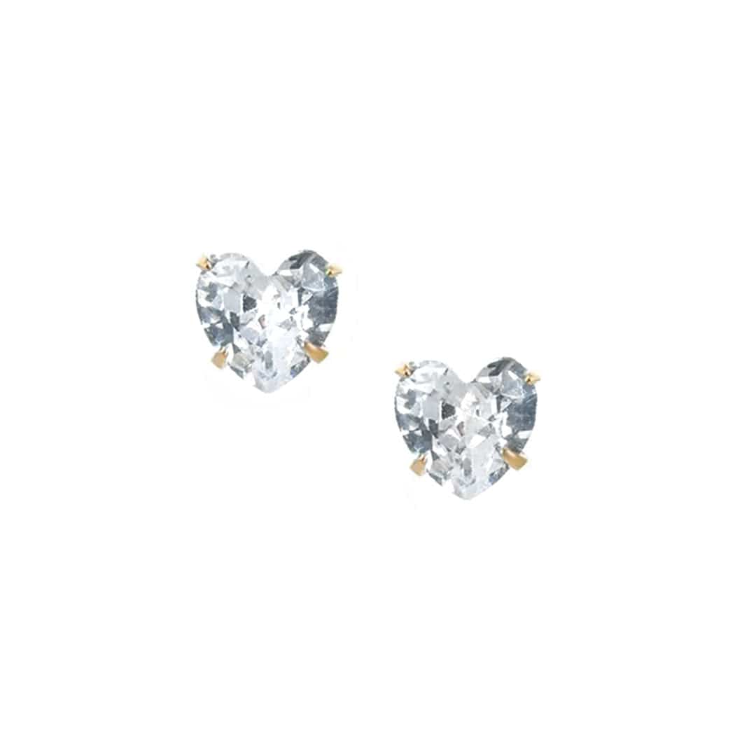Heart Birthstone Earrings - Image 10