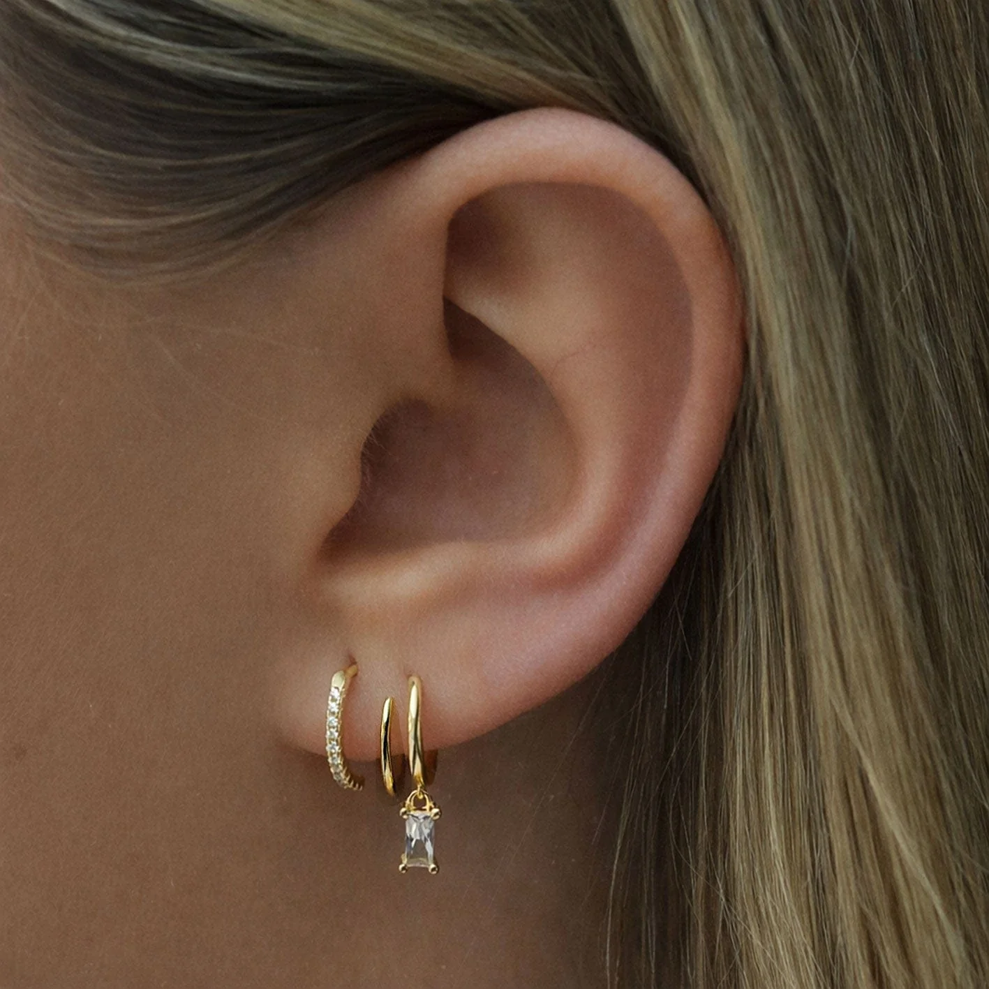 Hope Hoop Earrings - Image 3
