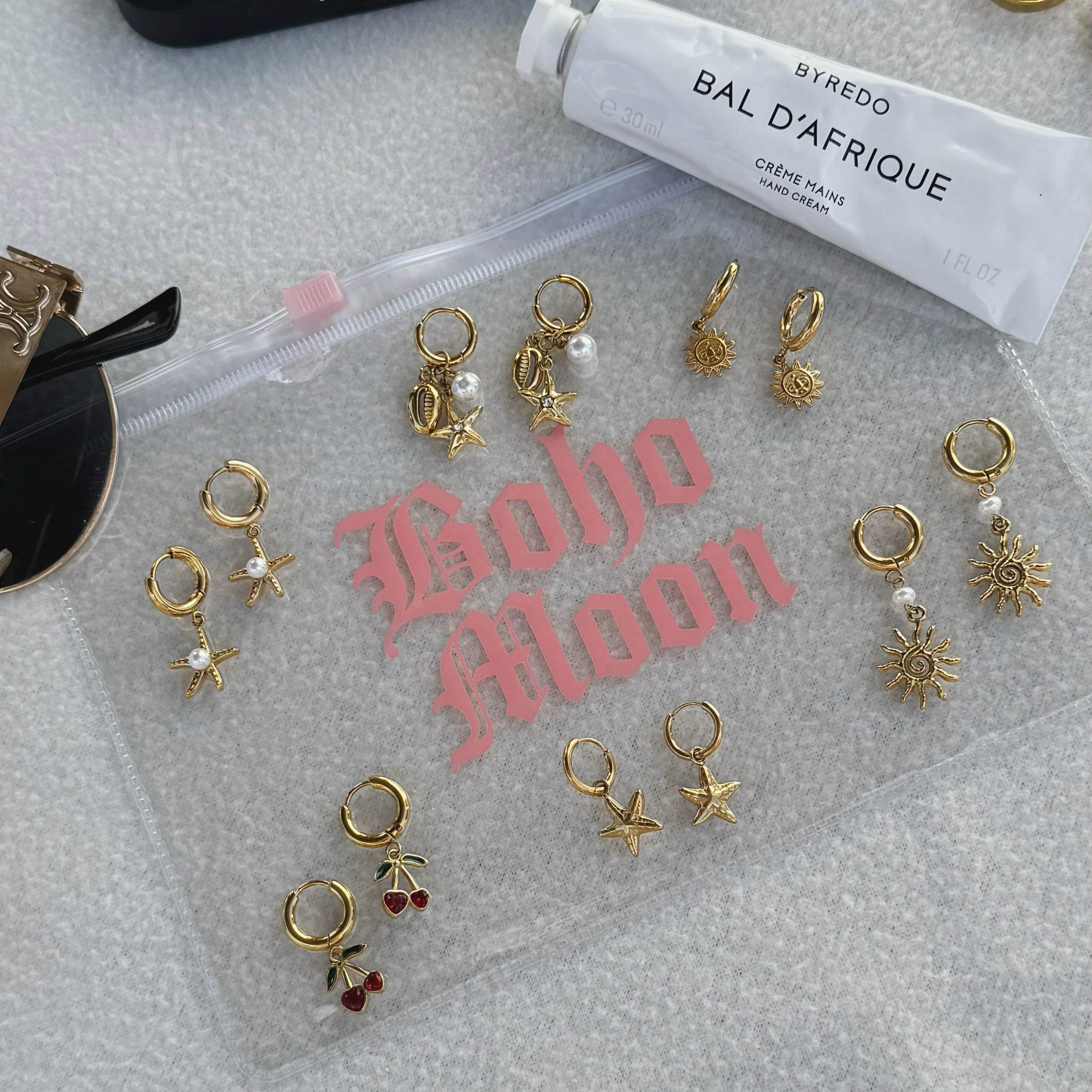 Ibiza Pearl Hoop Earrings - Image 5