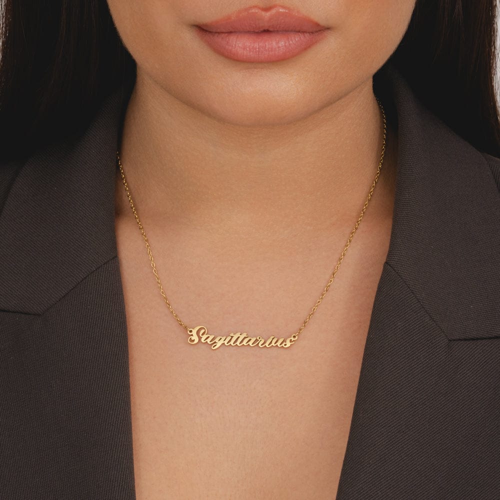 Italic Zodiac Necklace - Image 10