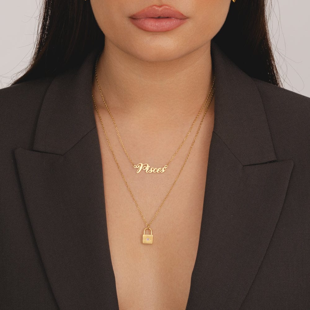 Italic Zodiac Necklace - Image 5
