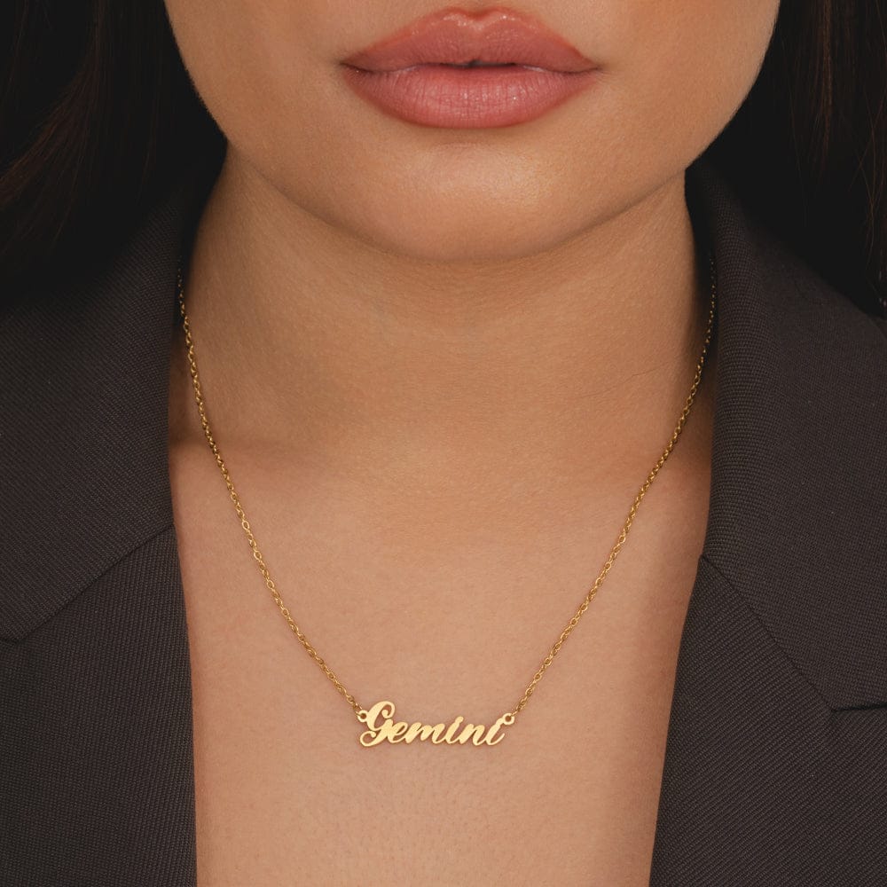 Italic Zodiac Necklace - Image 6