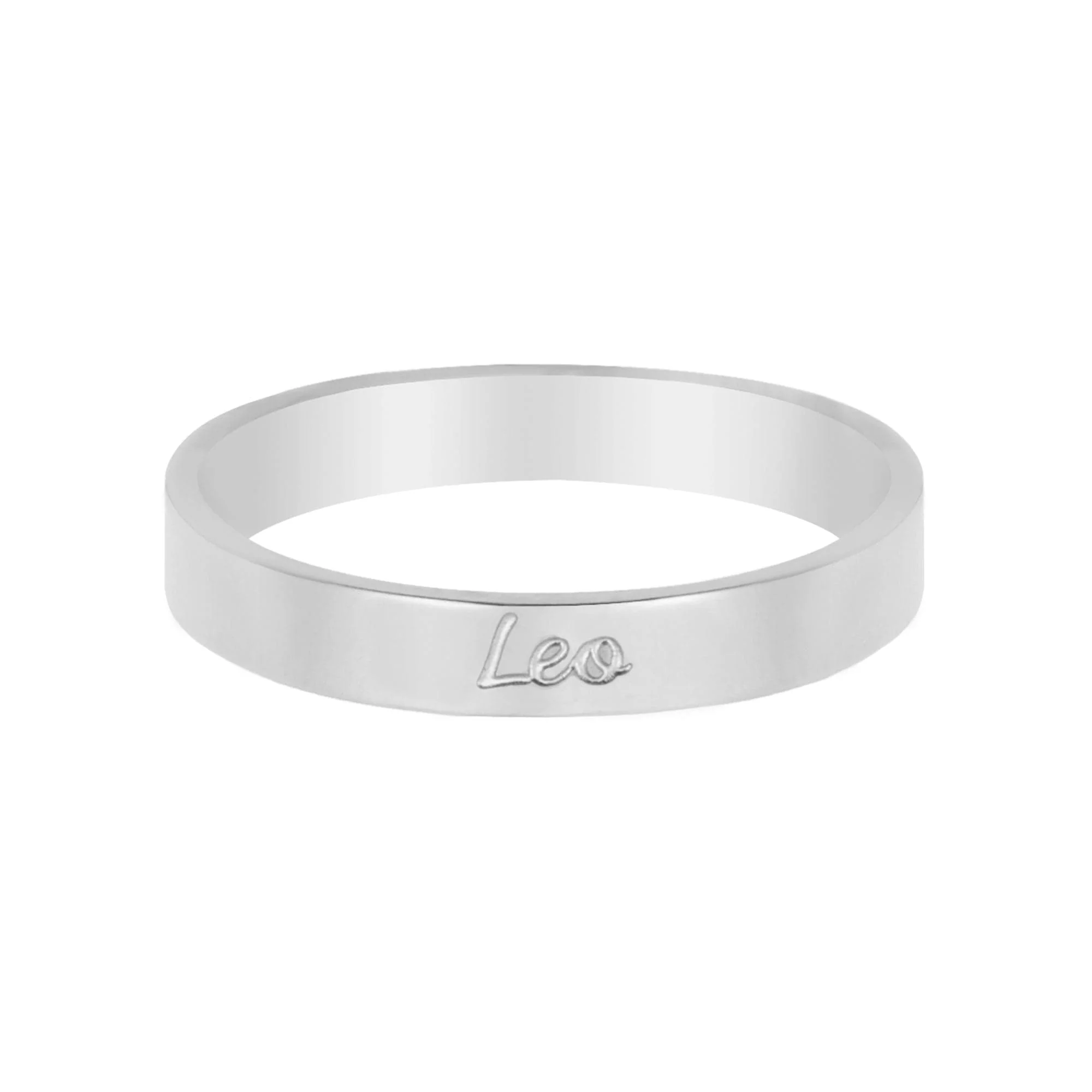 Italic Zodiac Ring Silver - Image 11