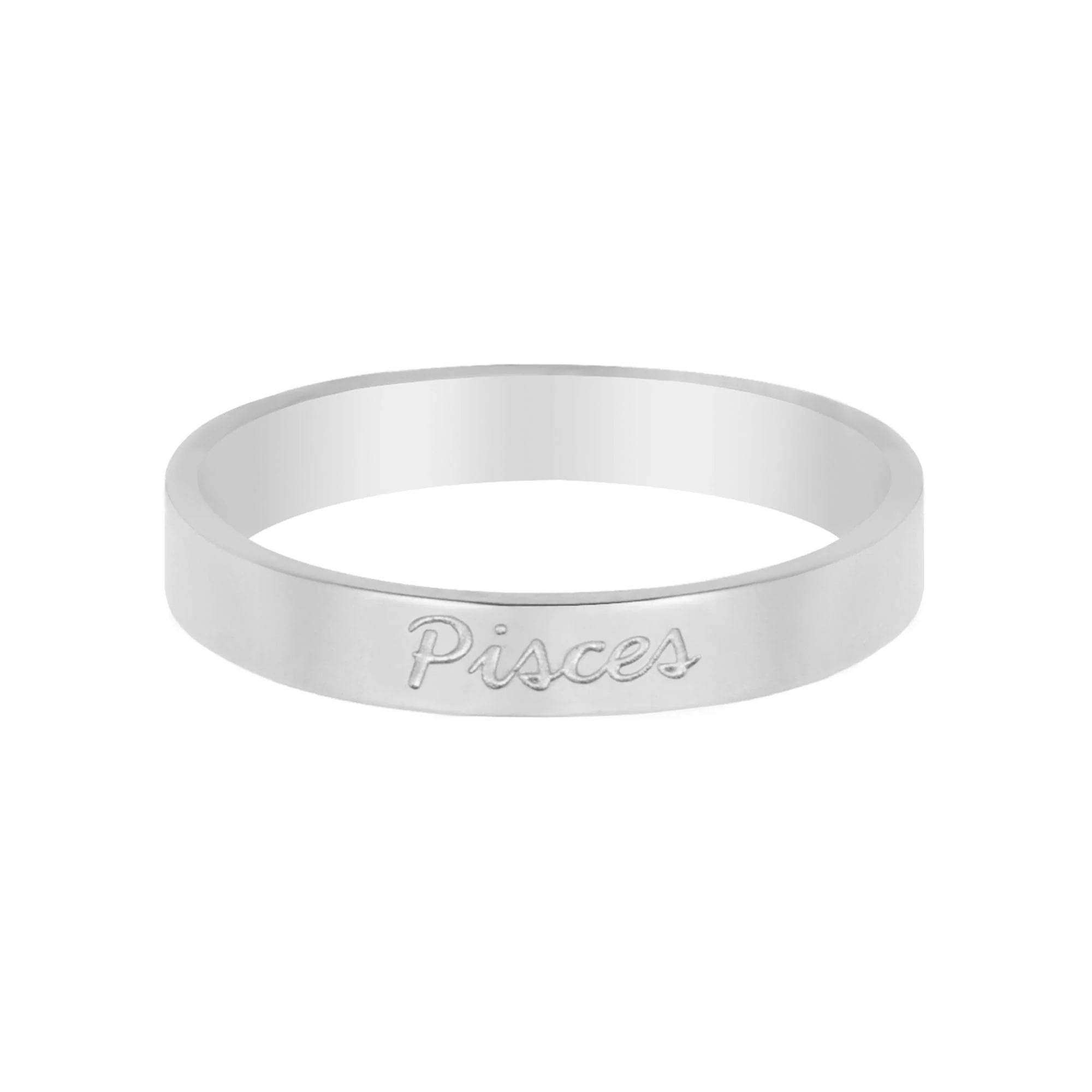 Italic Zodiac Ring Silver - Image 12
