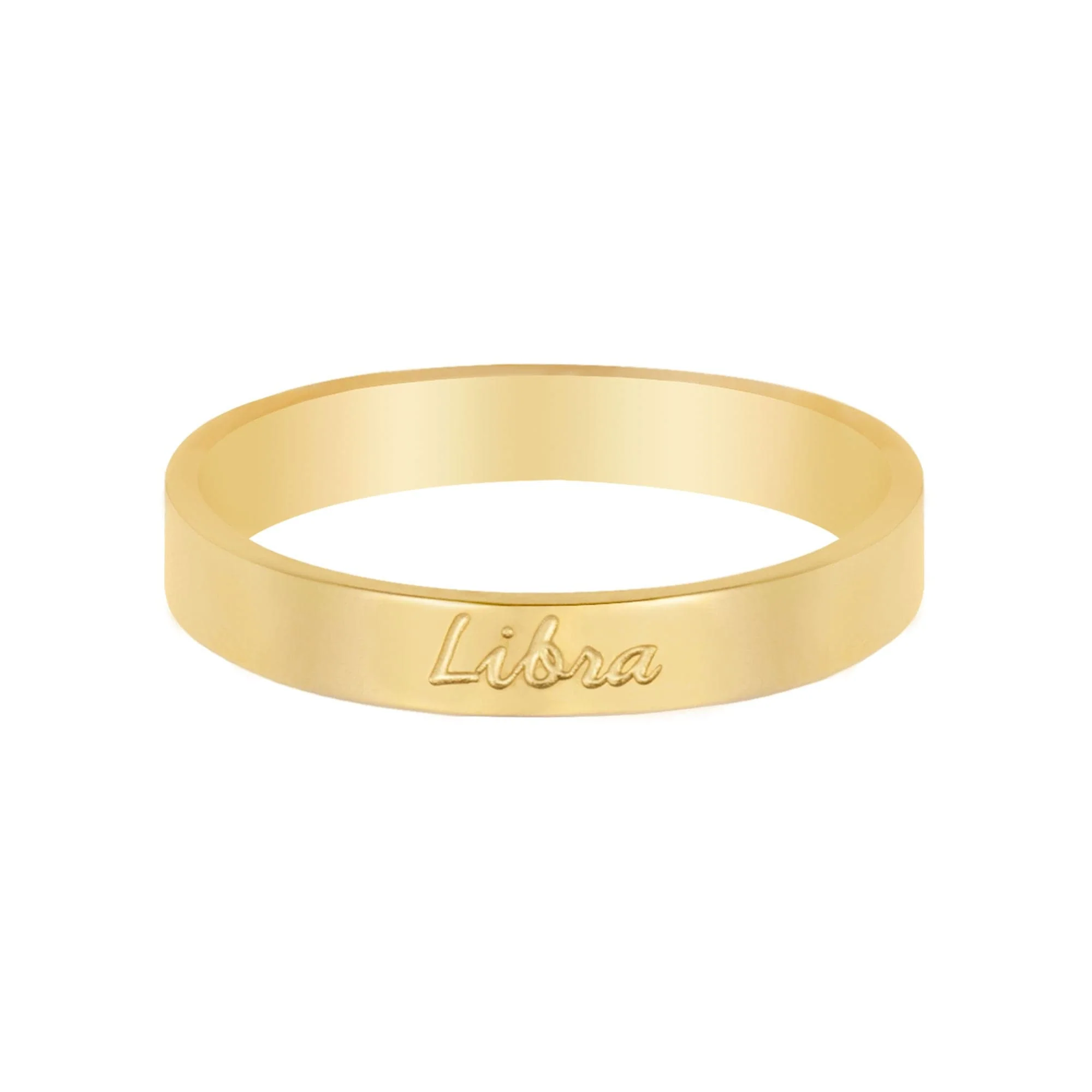 Italic Zodiac Ring Gold - Image 17