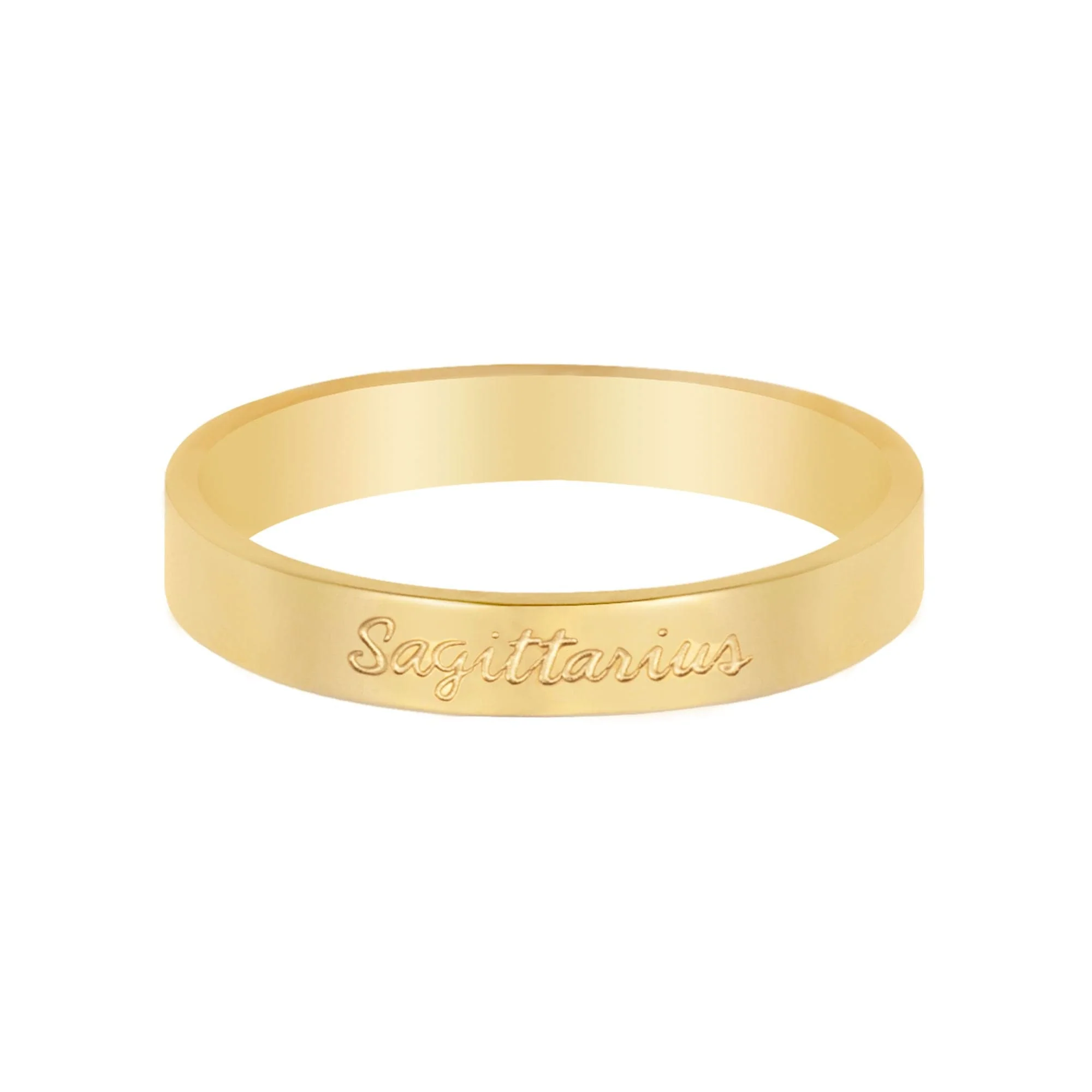 Italic Zodiac Ring Gold - Image 20