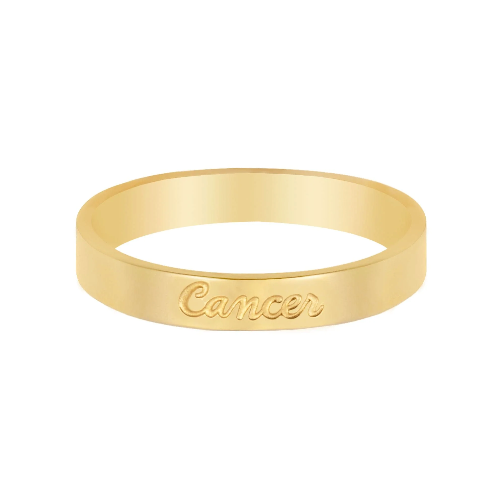 Italic Zodiac Ring Gold - Image 8