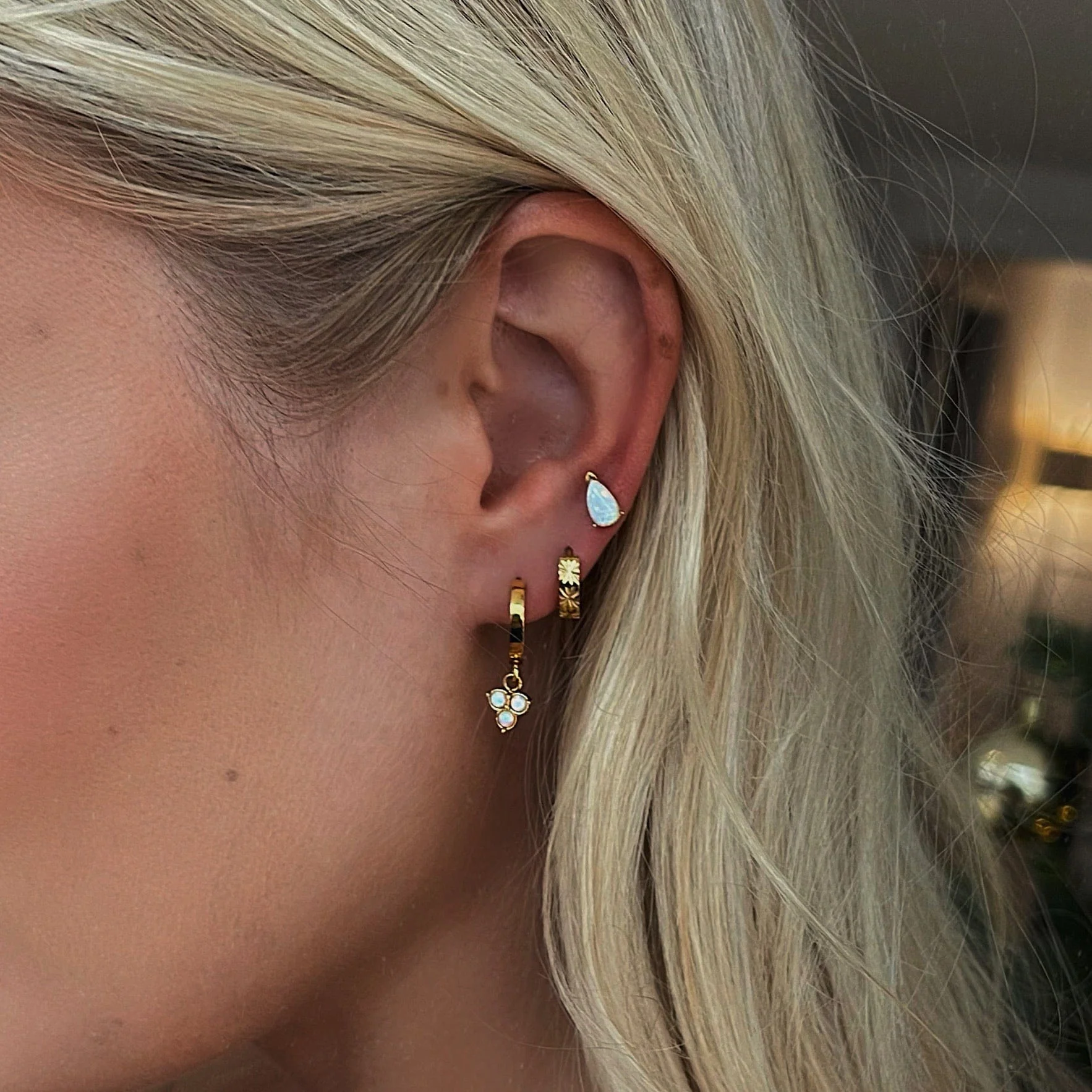 Jagger Huggie Hoop Earrings - Image 7
