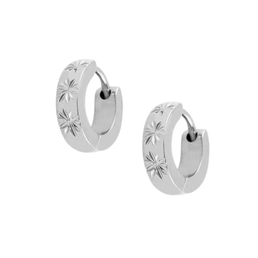 Jagger Huggie Hoop Earrings - Image 9