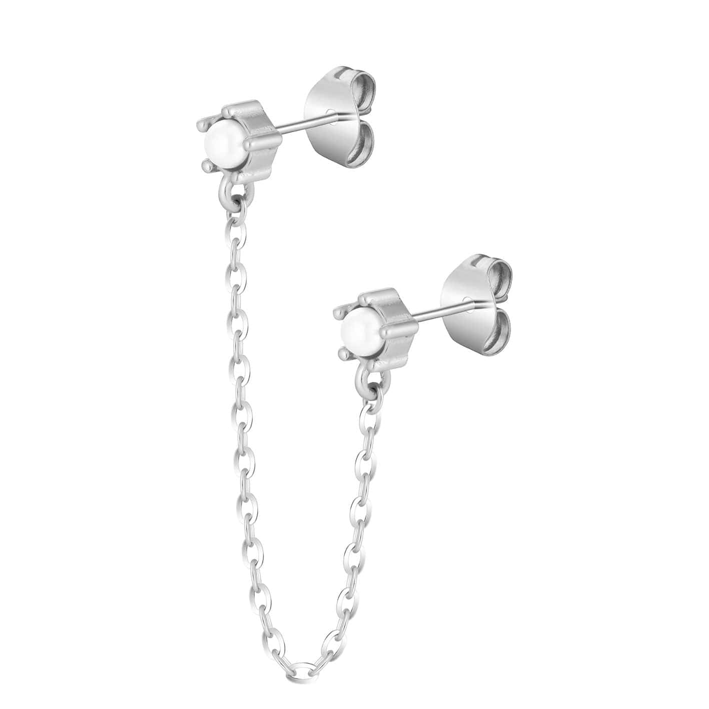 Kendall Double Pearl Earrings - Image 3
