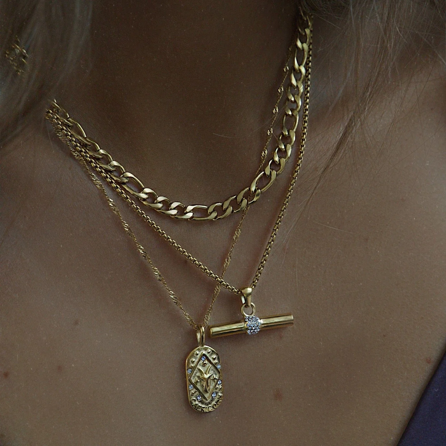 Laila Chunky Figaro Choker / Necklace - Image 3